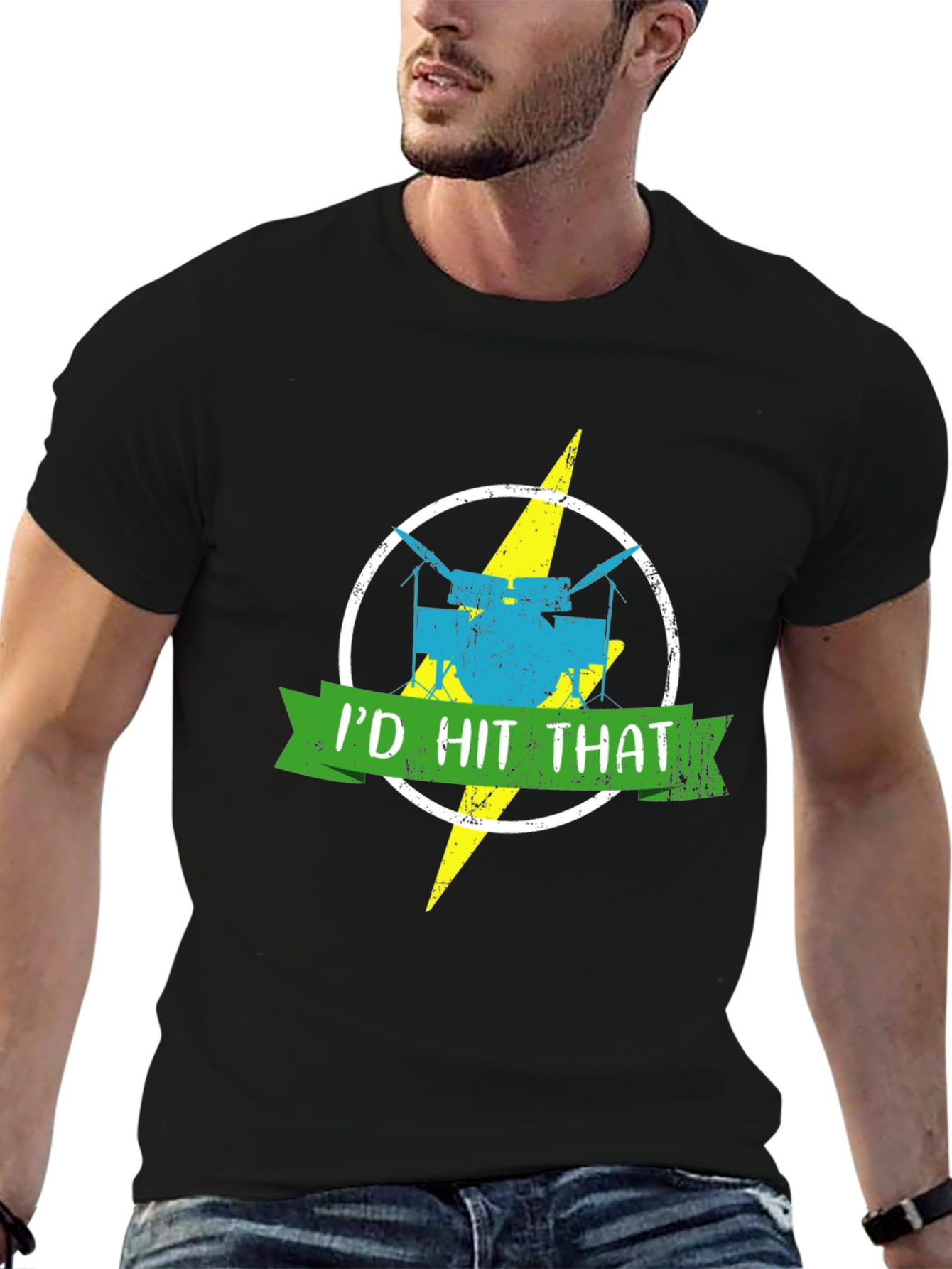 Id Hit That Drum Set T-Shirt