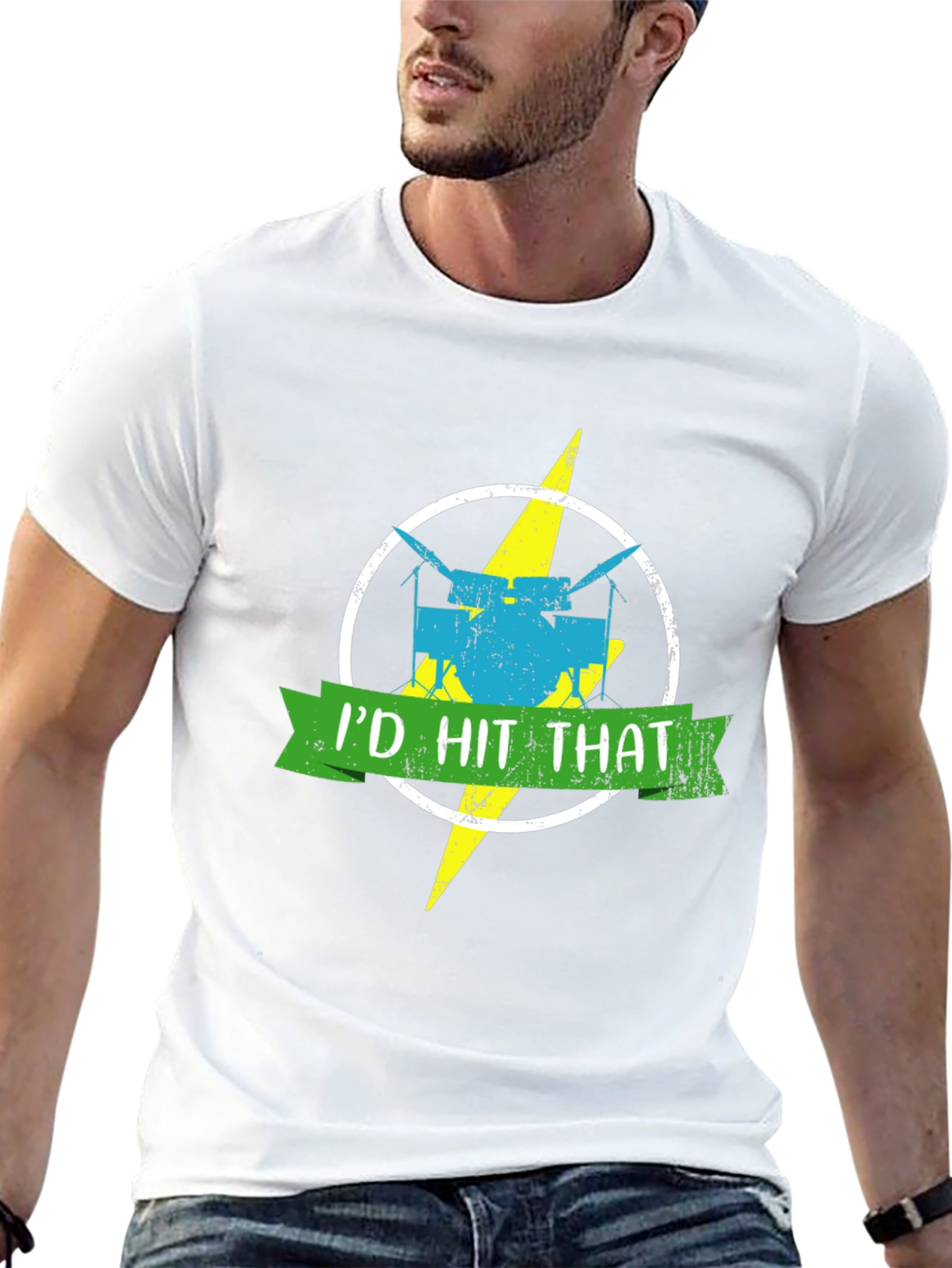 Id Hit That Drum Set T-Shirt