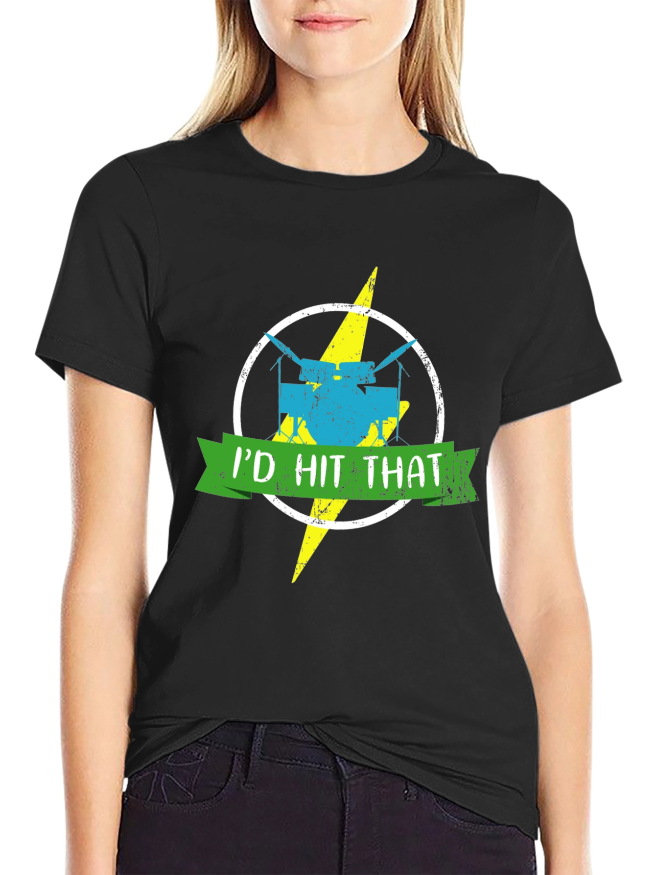 Id Hit That Drum Set T-Shirt