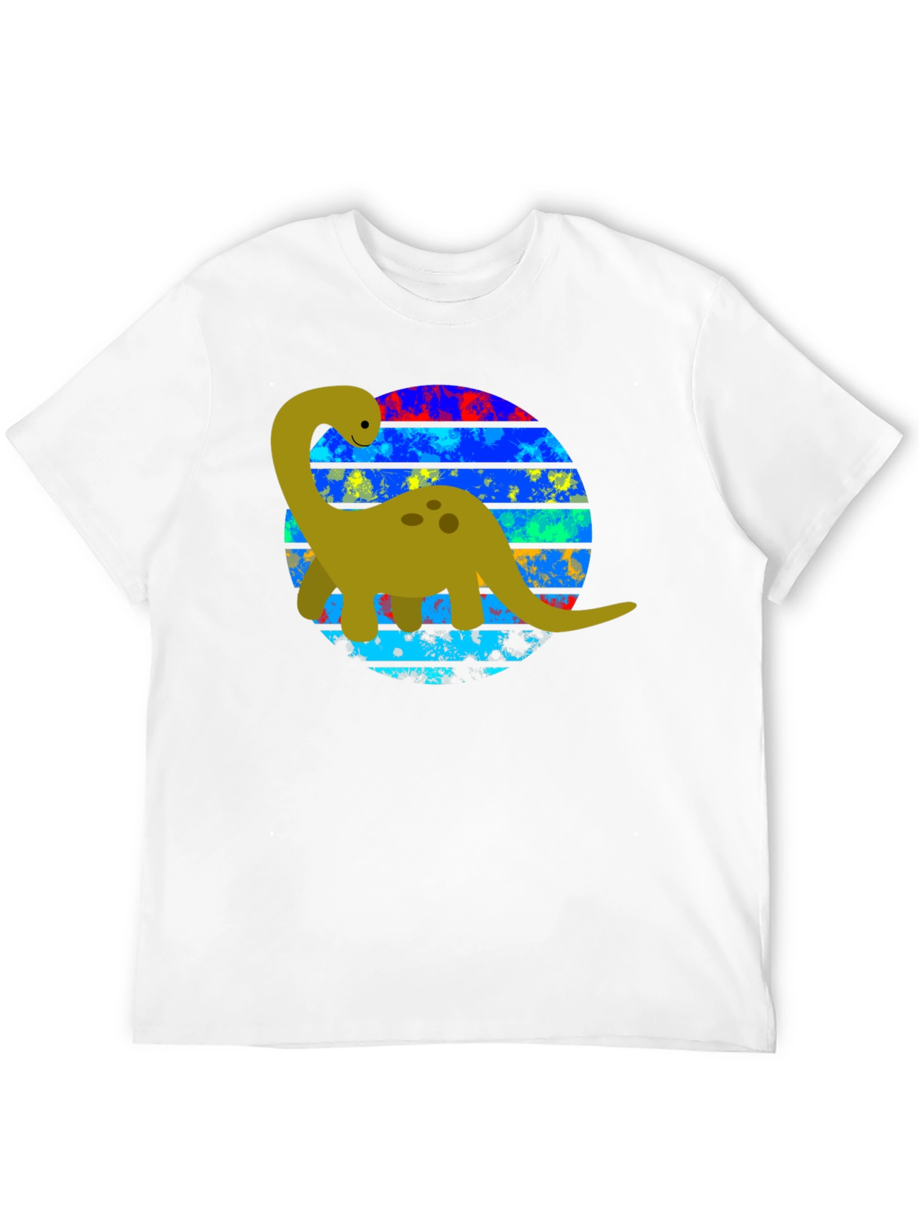 Dino Sunset Graphic Tee - Black