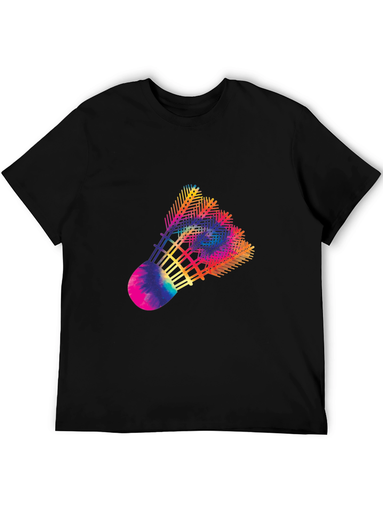 Rainbow Shuttlecock Graphic Tee