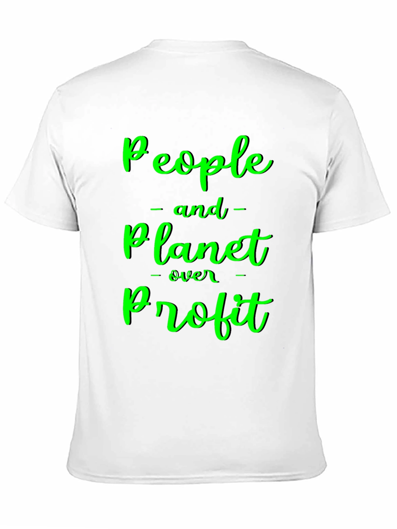 Eco-Conscious Tee: People & Planet Over Profit