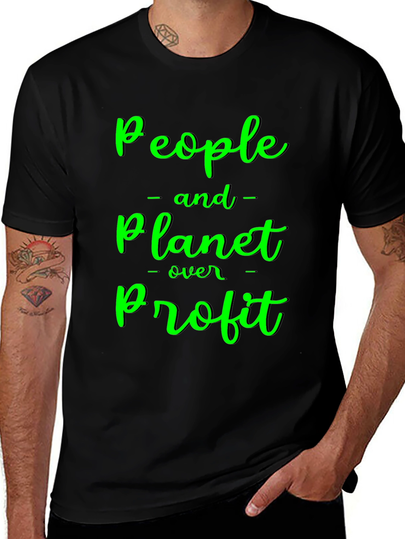 Eco-Conscious Tee: People & Planet Over Profit
