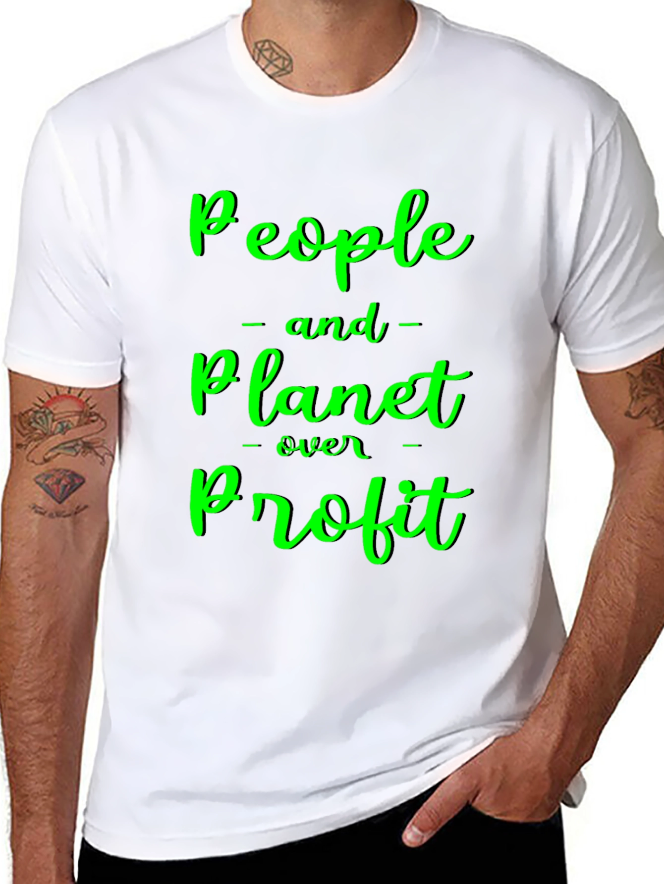 Eco-Conscious Tee: People & Planet Over Profit