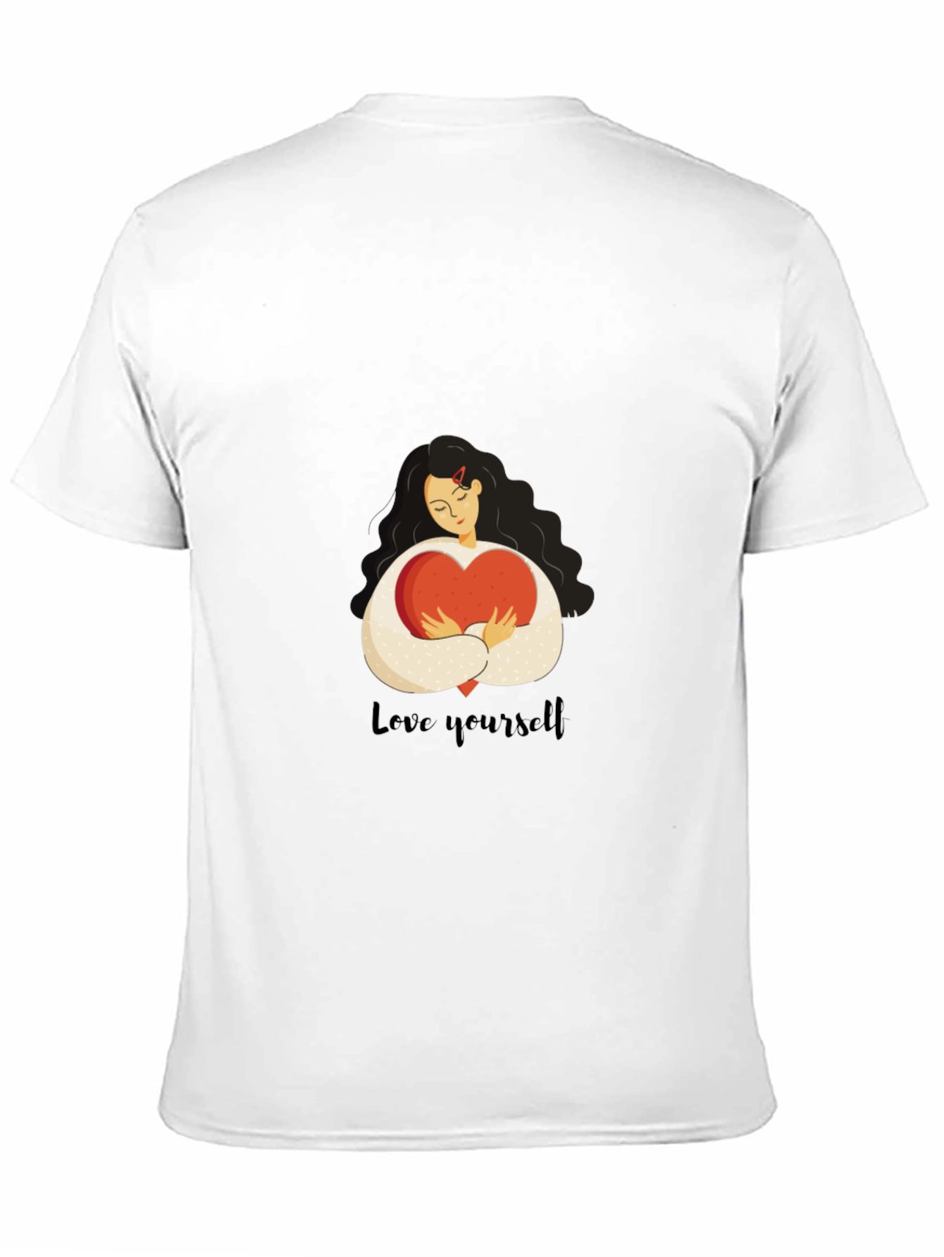 Love Yourself Graphic Tee - Black Cotton T-Shirt