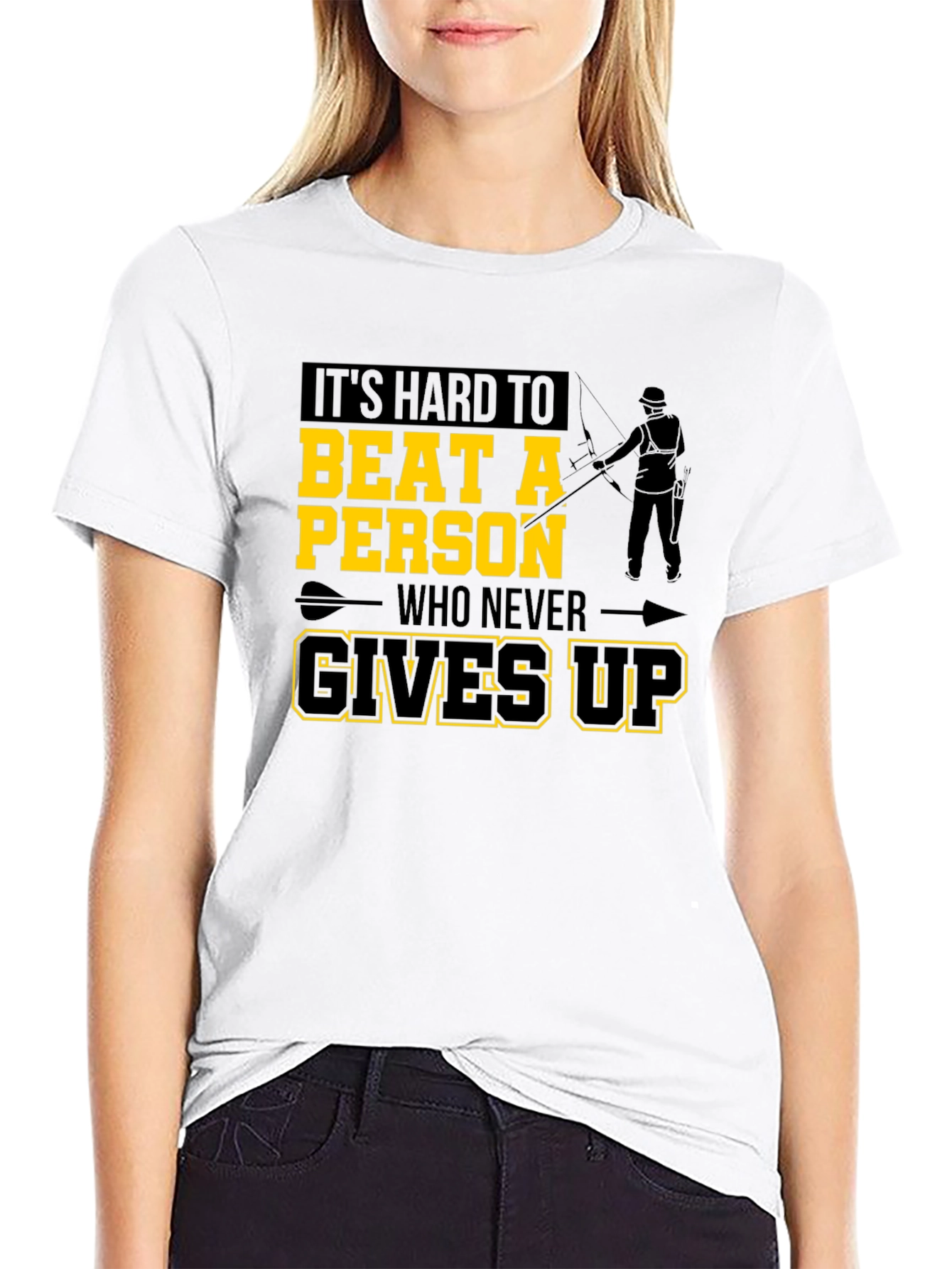 Archer Never Gives Up T-Shirt