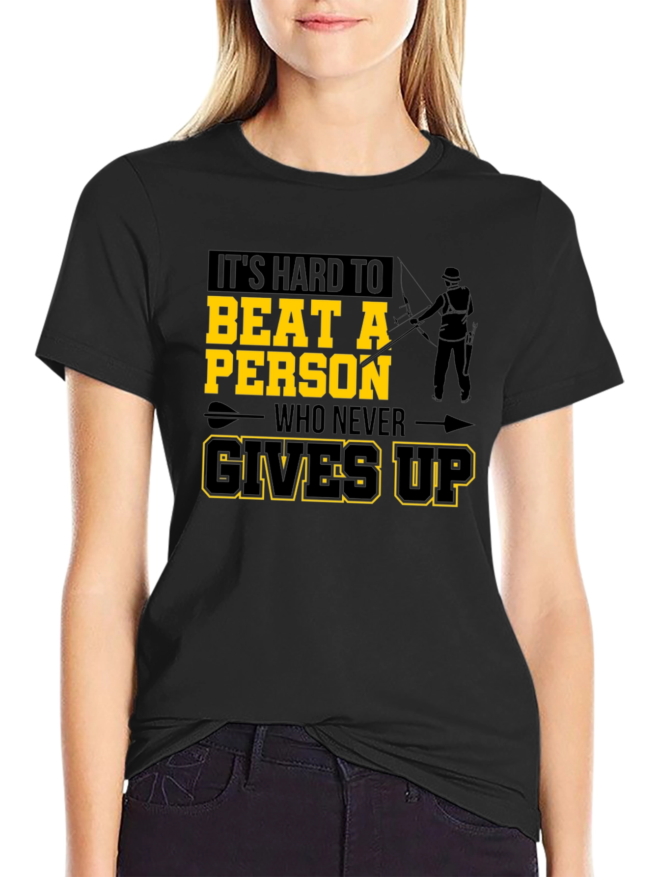 Archer Never Gives Up T-Shirt