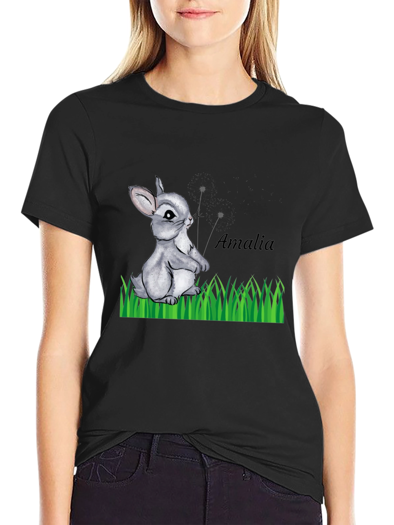 Cute Rabbit T-Shirt - Amalia Design