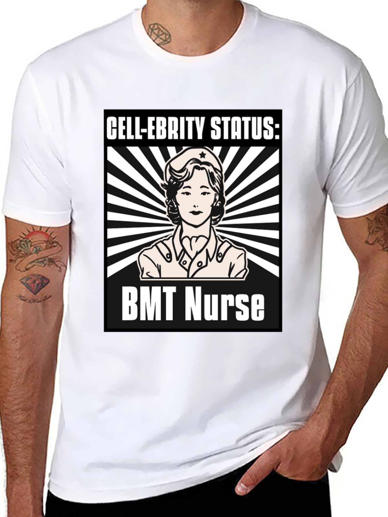 Cell-ebrity Status: BMT Nurse T-Shirt
