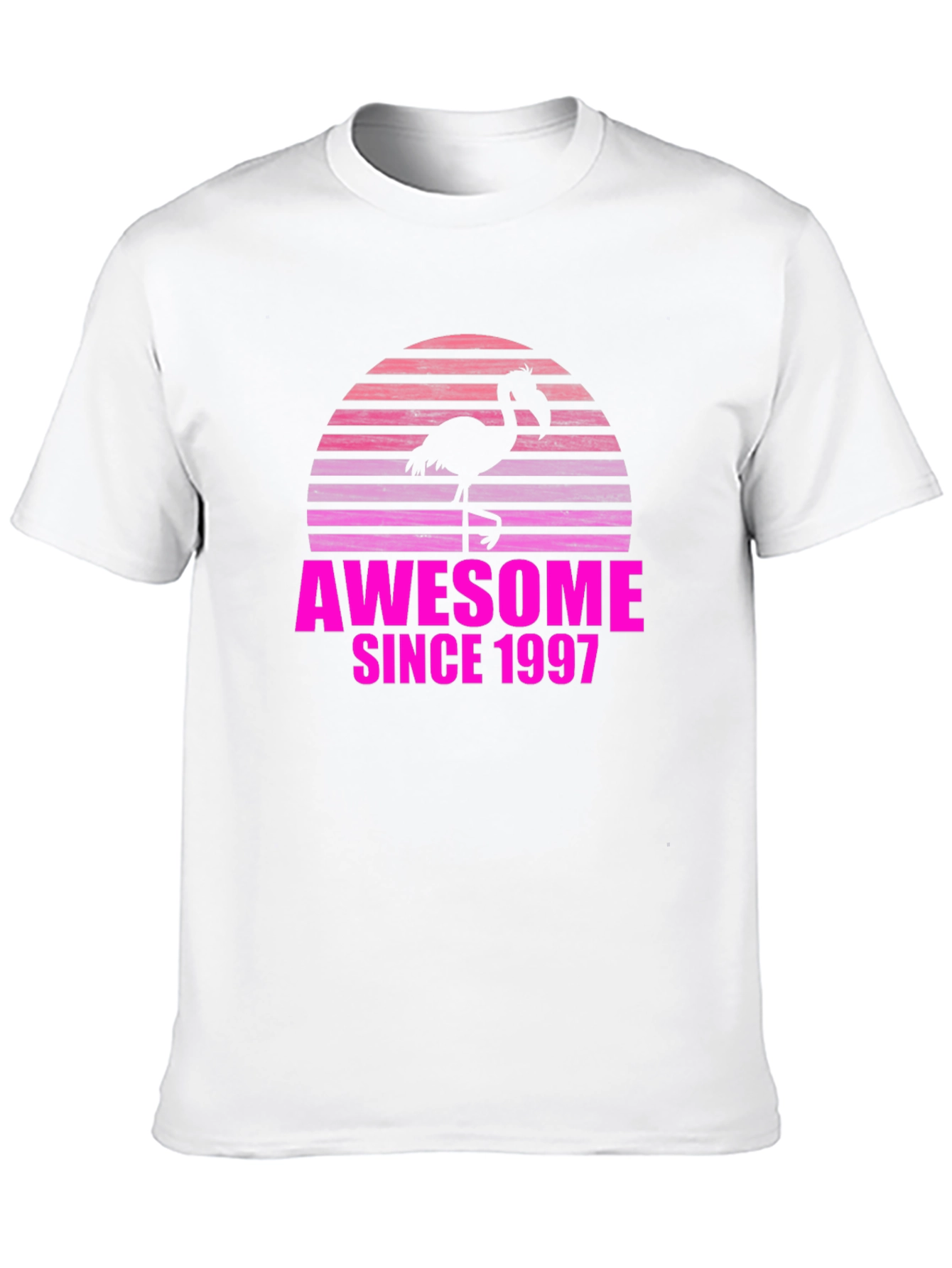 Awesome Since 1997 Flamingo Graphic T-Shirt