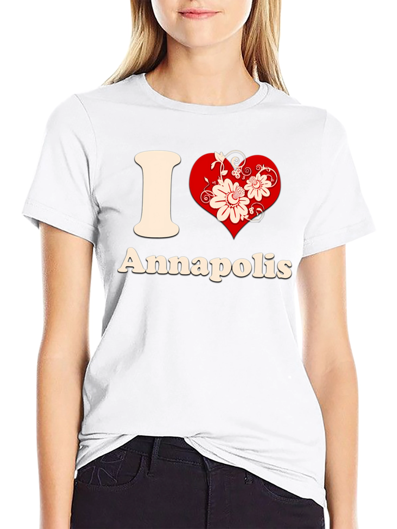 I Heart Annapolis Black T-Shirt