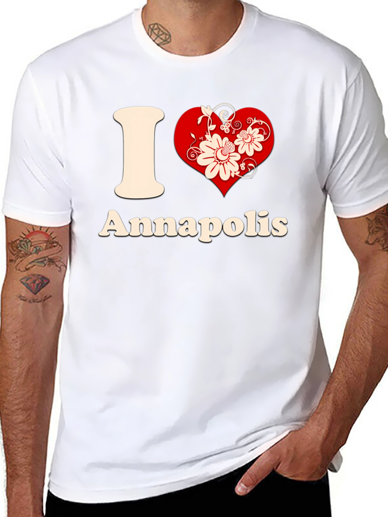 I Heart Annapolis Black T-Shirt