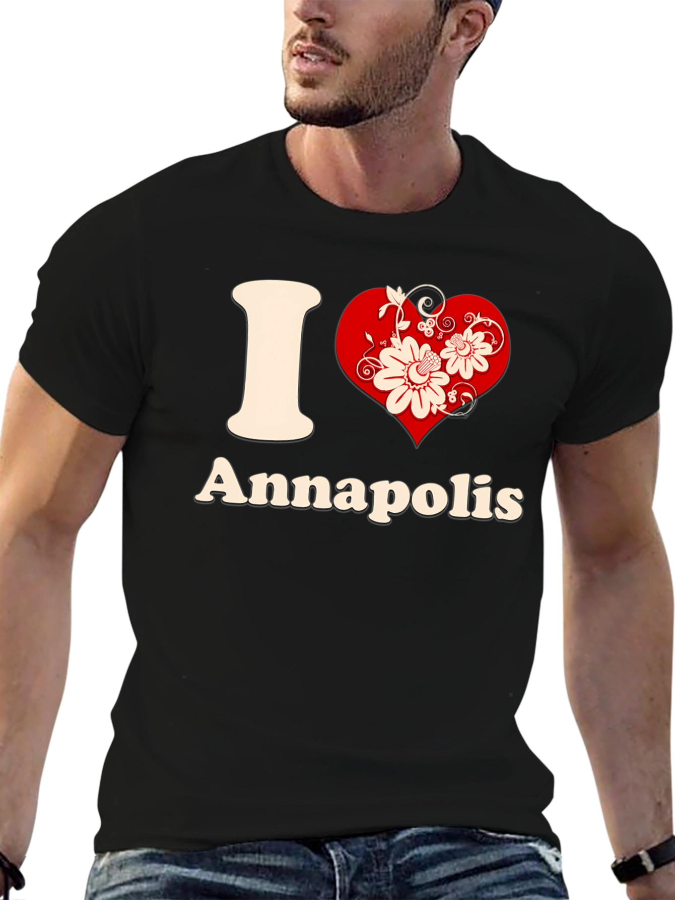 I Heart Annapolis Black T-Shirt