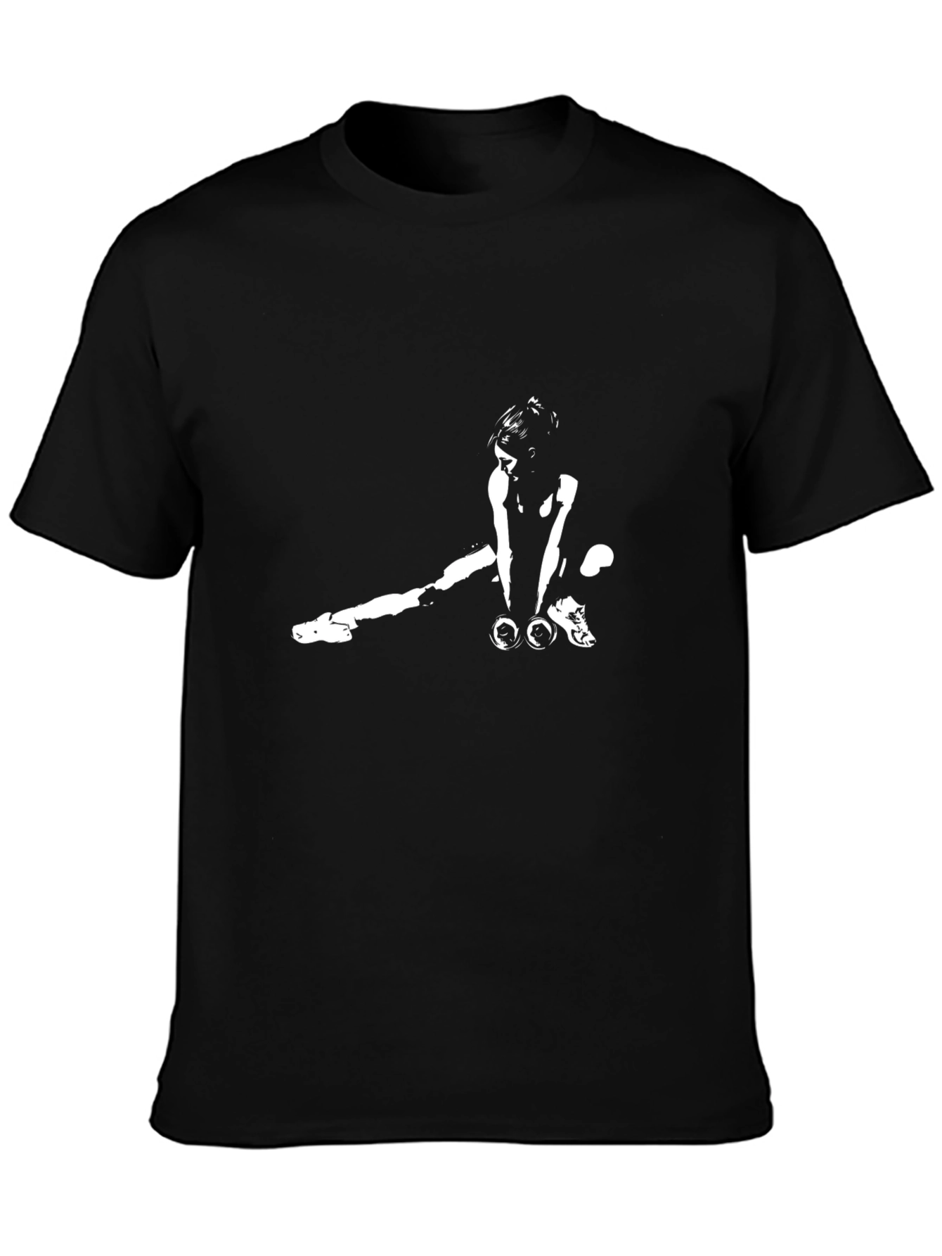 Workout Graphic Tee - Black