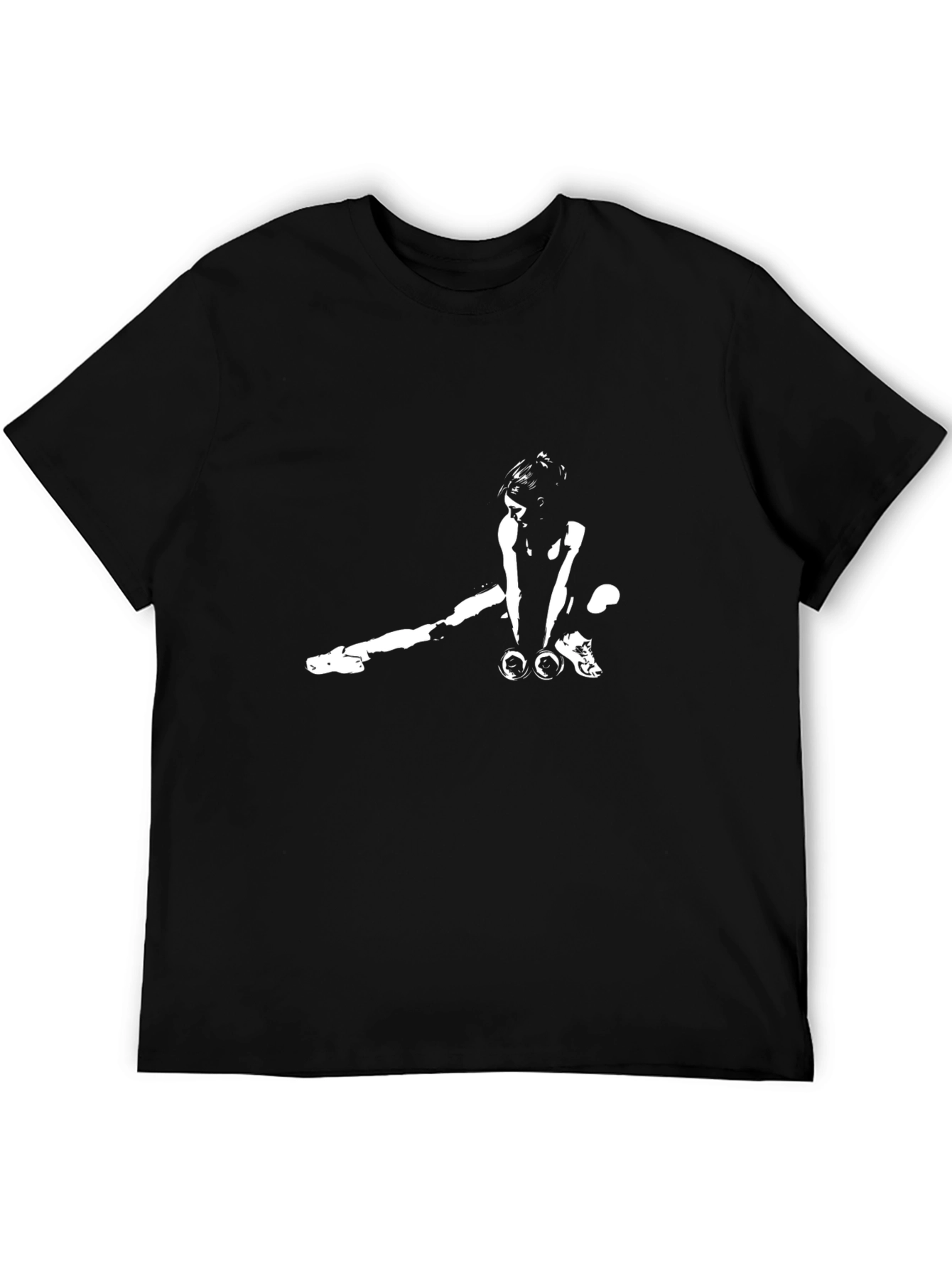 Workout Graphic Tee - Black