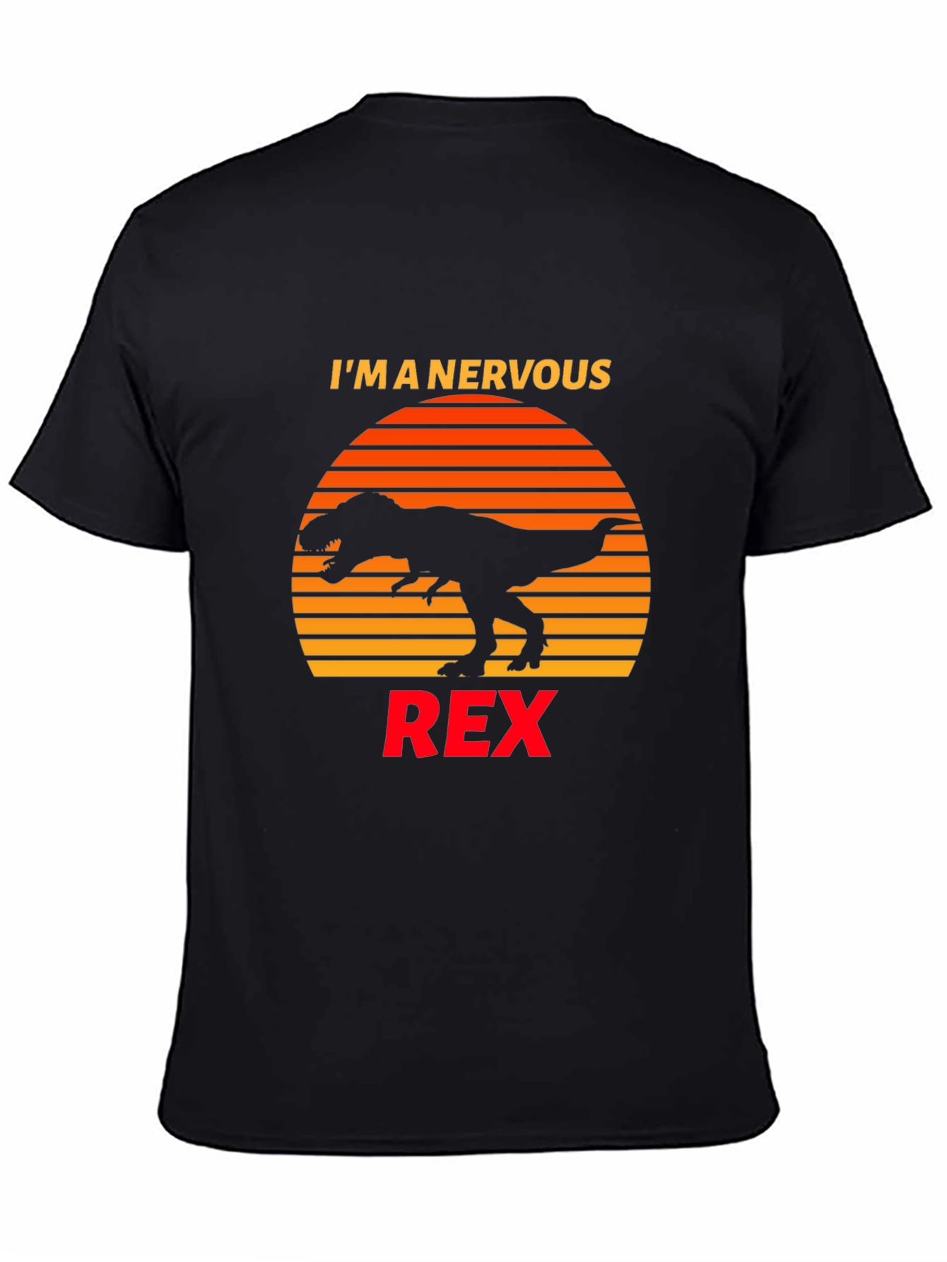 Nervous Rex T-Shirt Dinosaur Graphic Tee