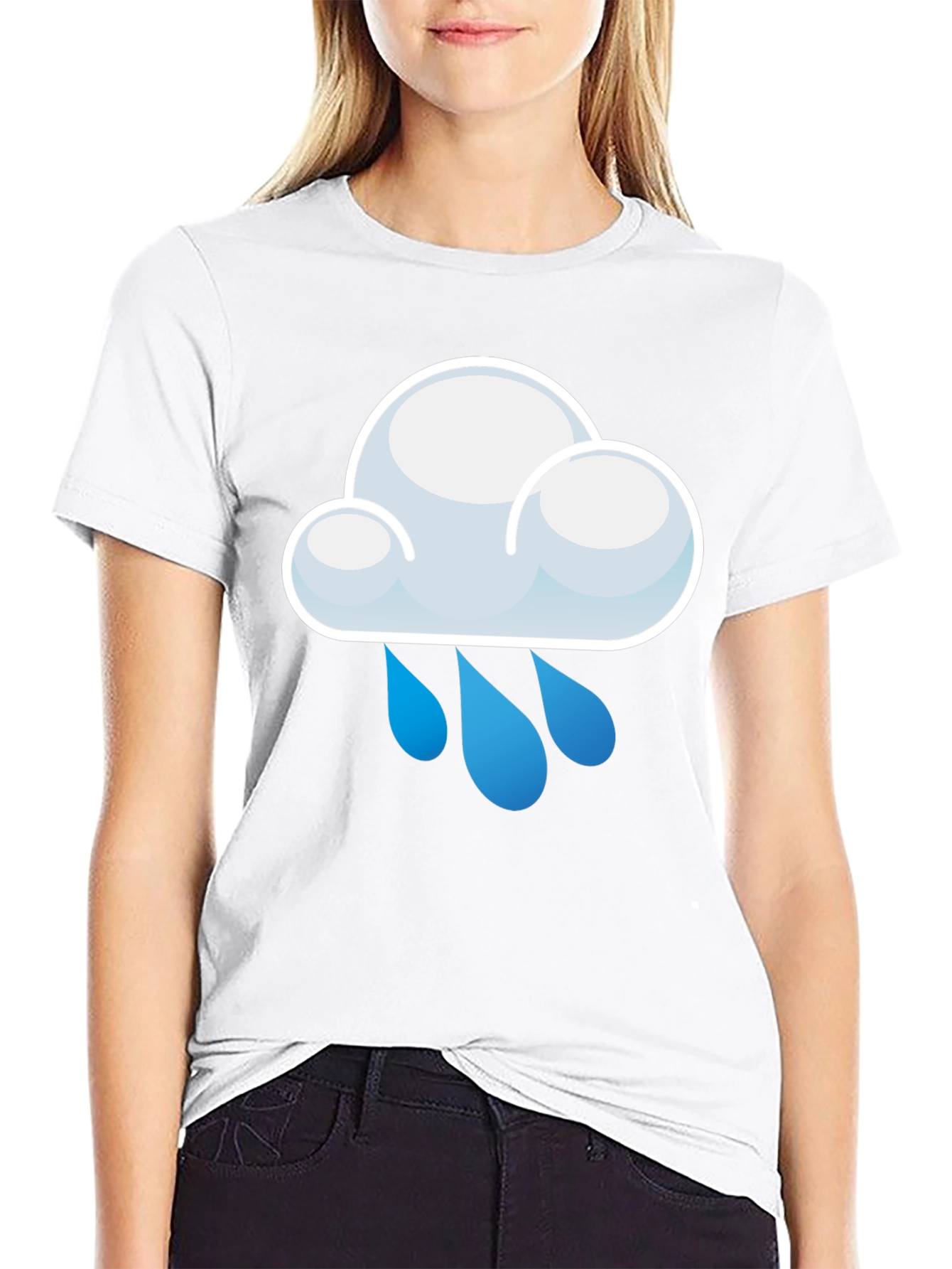Rain Cloud Graphic Tee - Weather T-Shirt