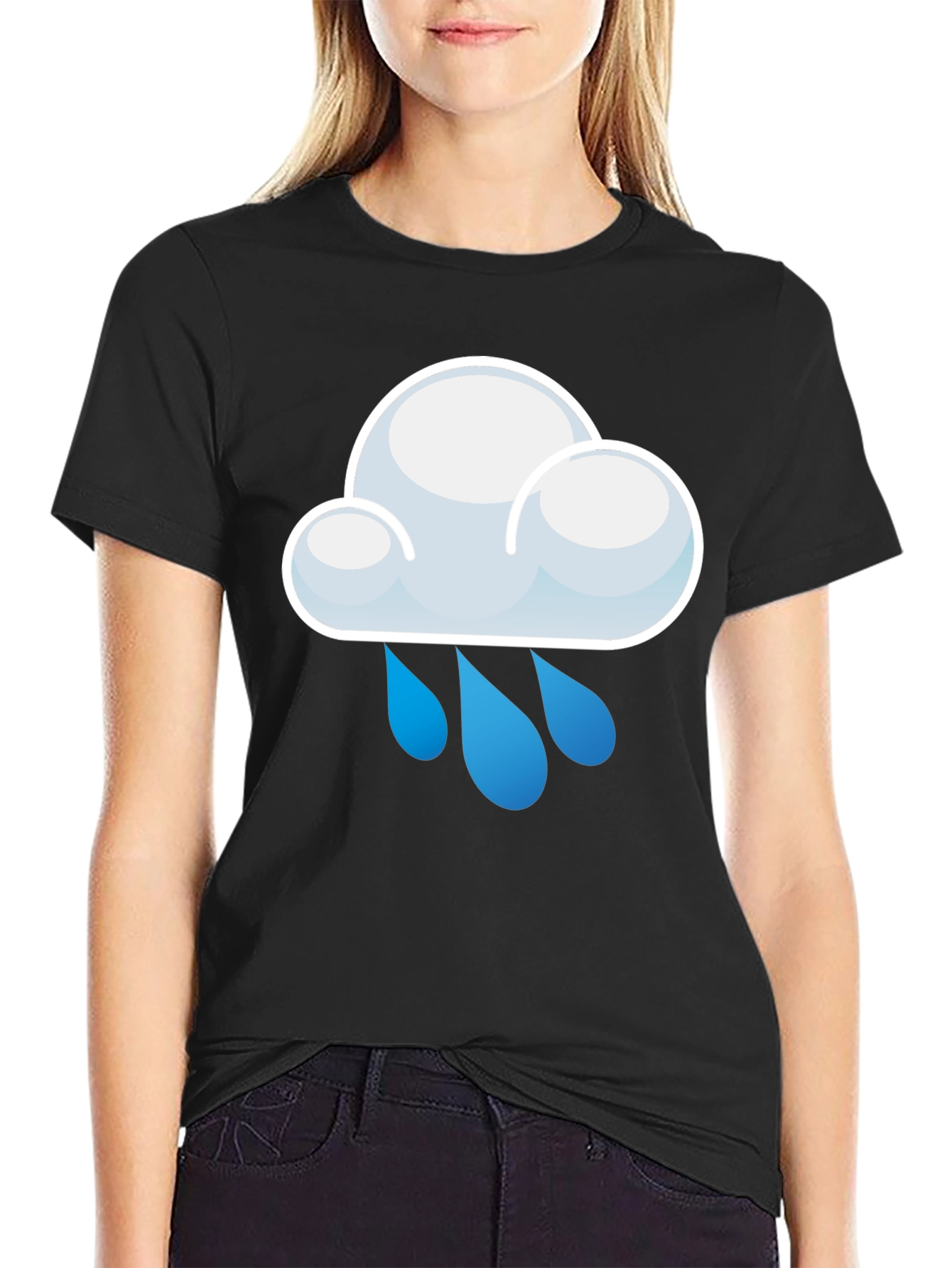 Rain Cloud Graphic Tee - Weather T-Shirt