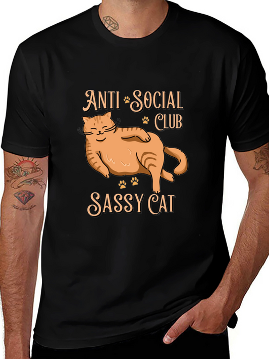 Anti Social Club Sassy Cat T-Shirt