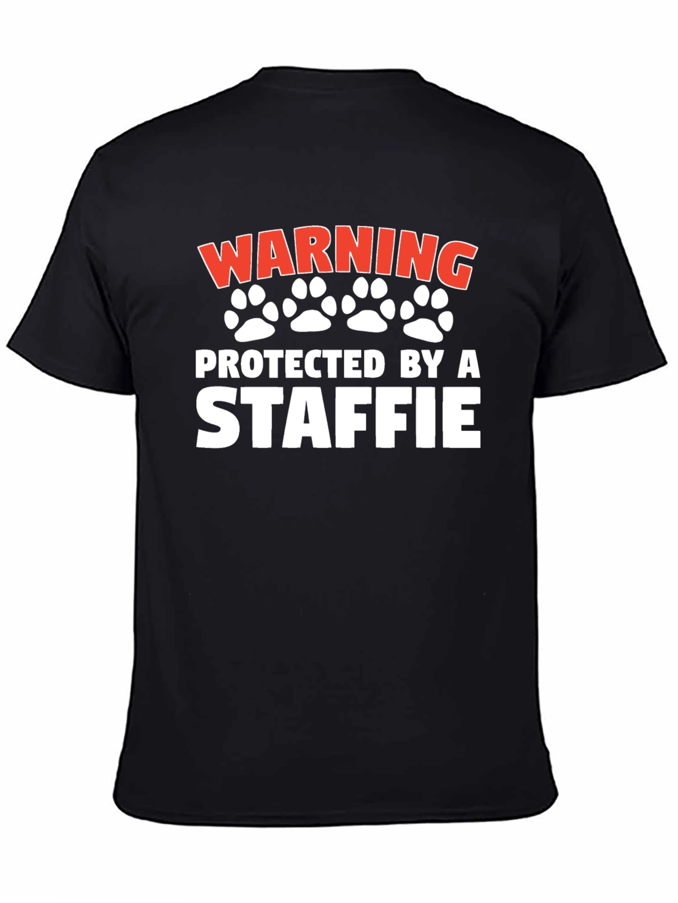 Warning Protected by a Staffie T-Shirt
