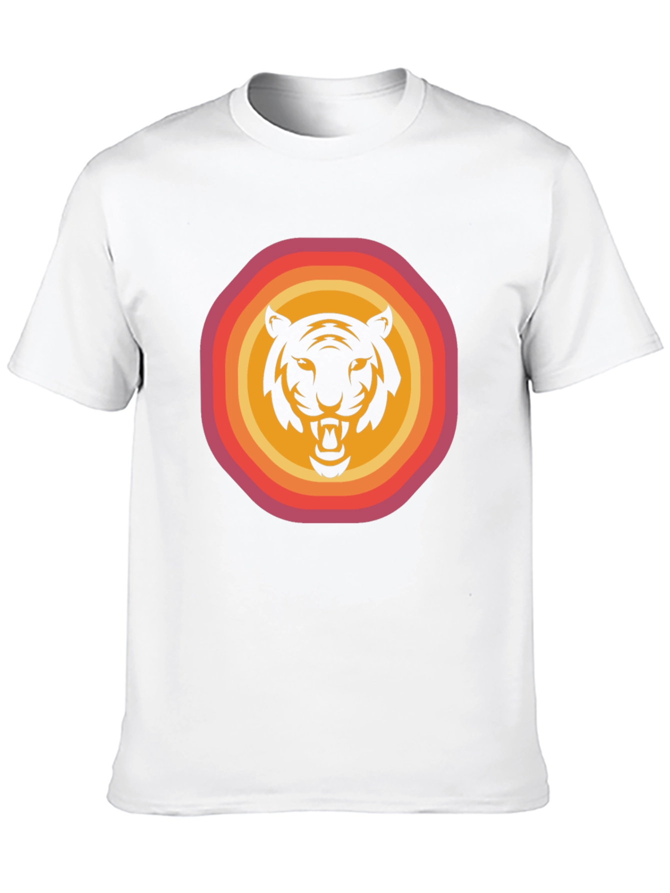 Retro Tiger Graphic Tee - Black