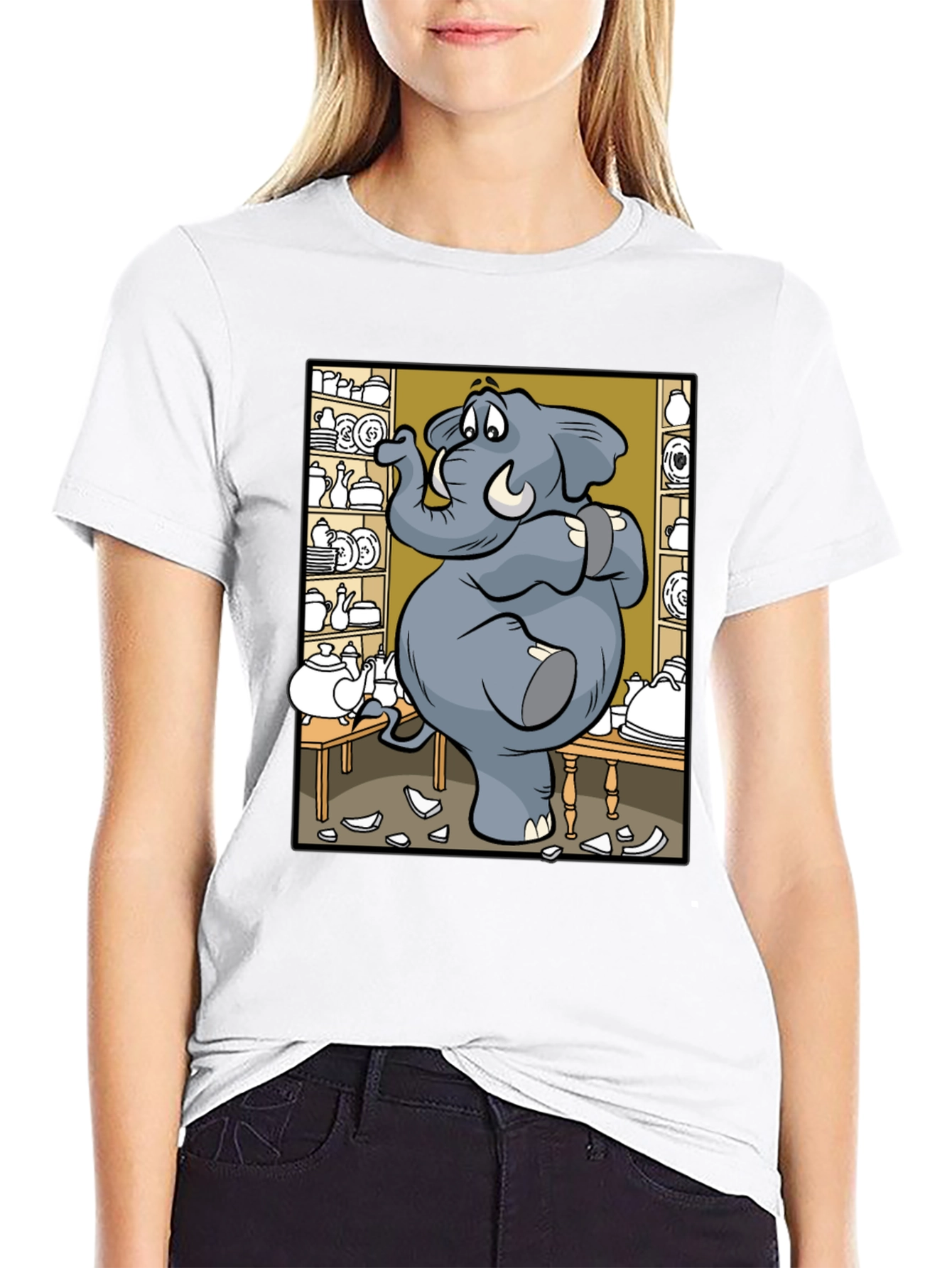 Elephant in a China Shop Graphic Tee