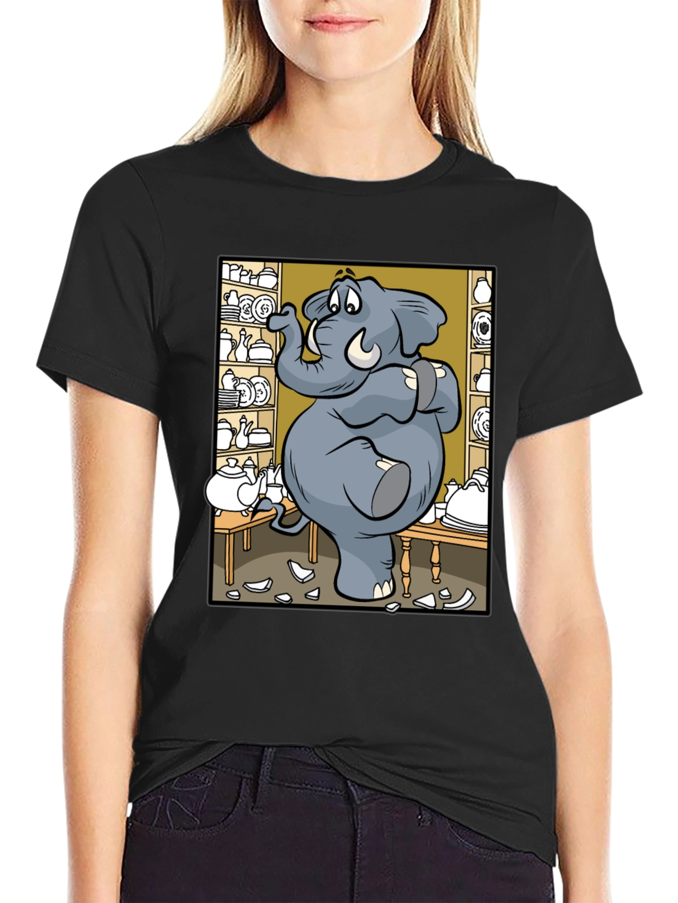 Elephant in a China Shop Graphic Tee