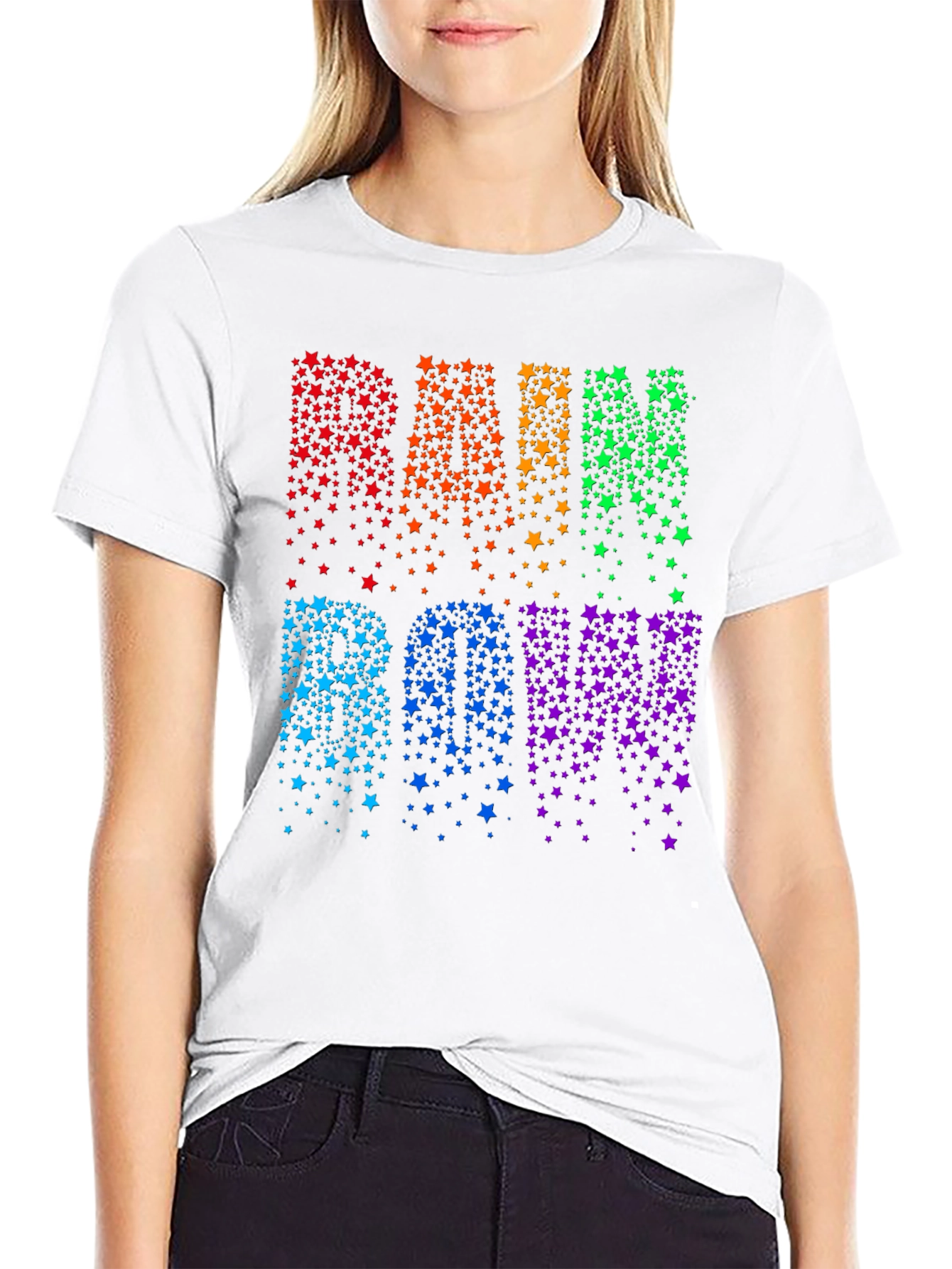 Rainbow Star T-Shirt - Stylish Pride Apparel