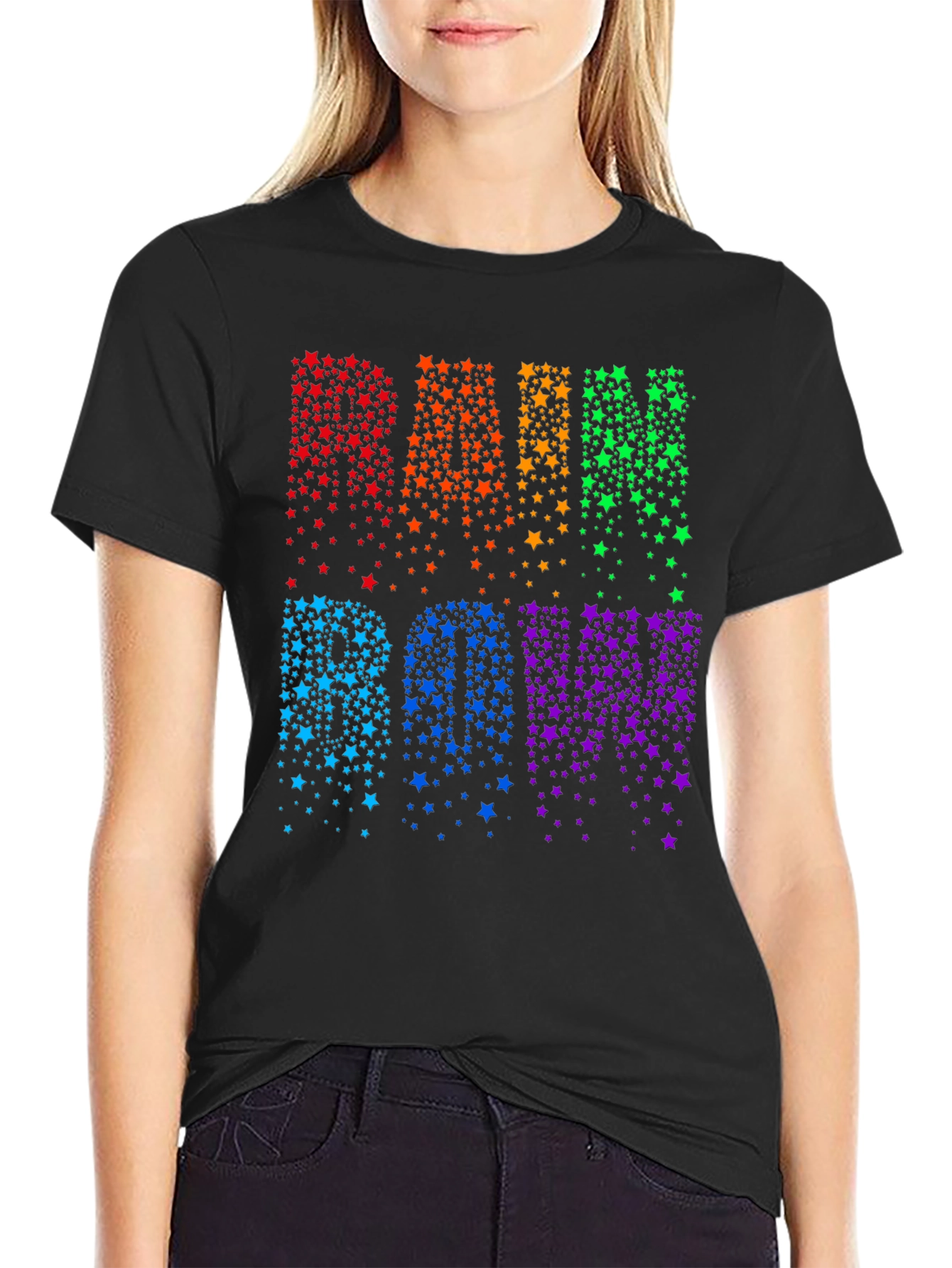 Rainbow Star T-Shirt - Stylish Pride Apparel