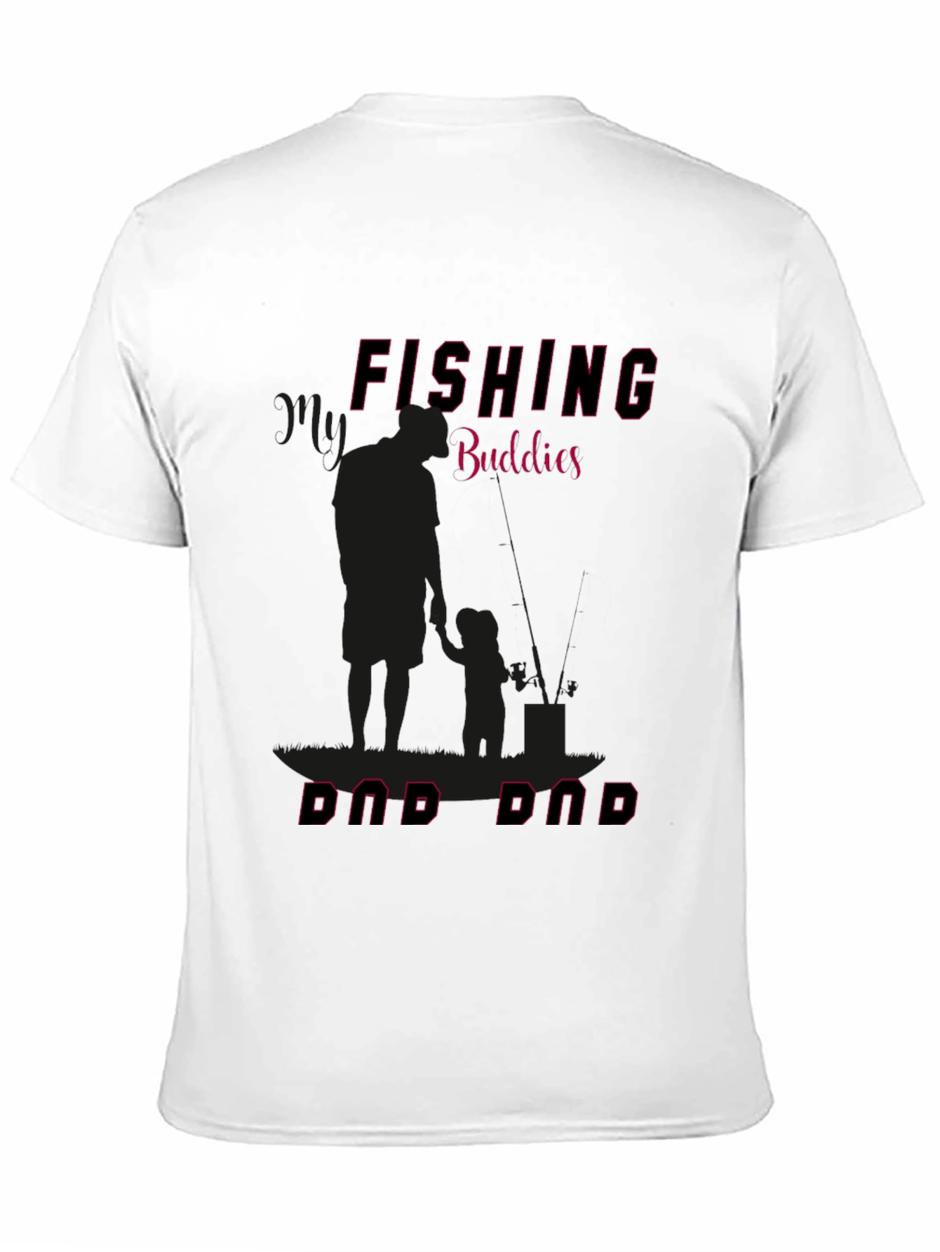 Fishing Buddies Dad Dad Graphic Tee