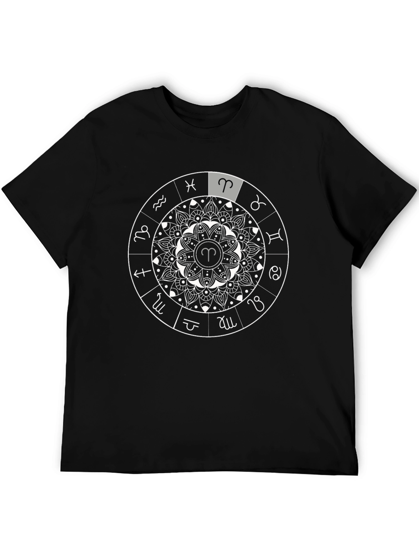 Zodiac Aries Mandala T-Shirt