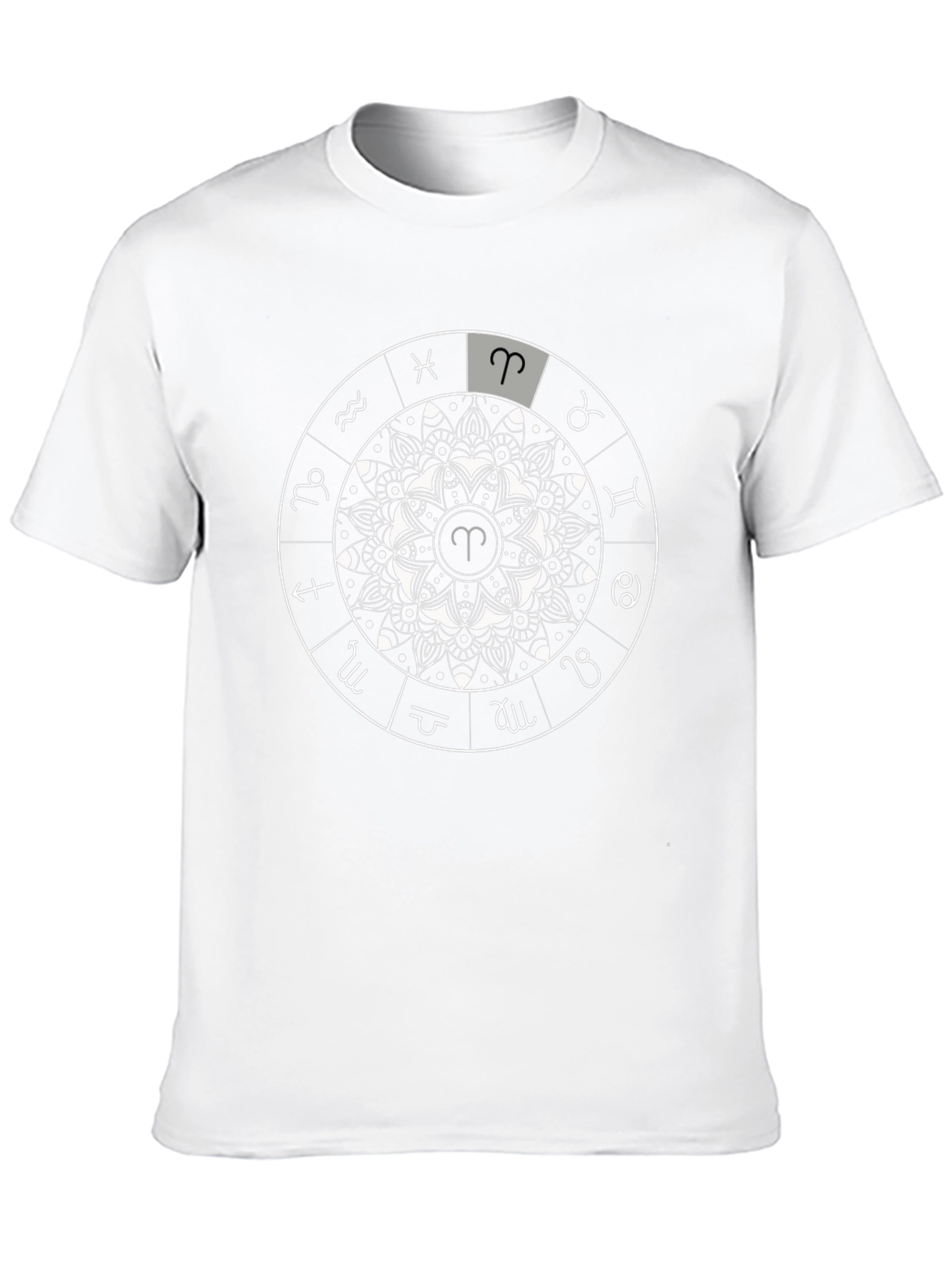 Zodiac Aries Mandala T-Shirt