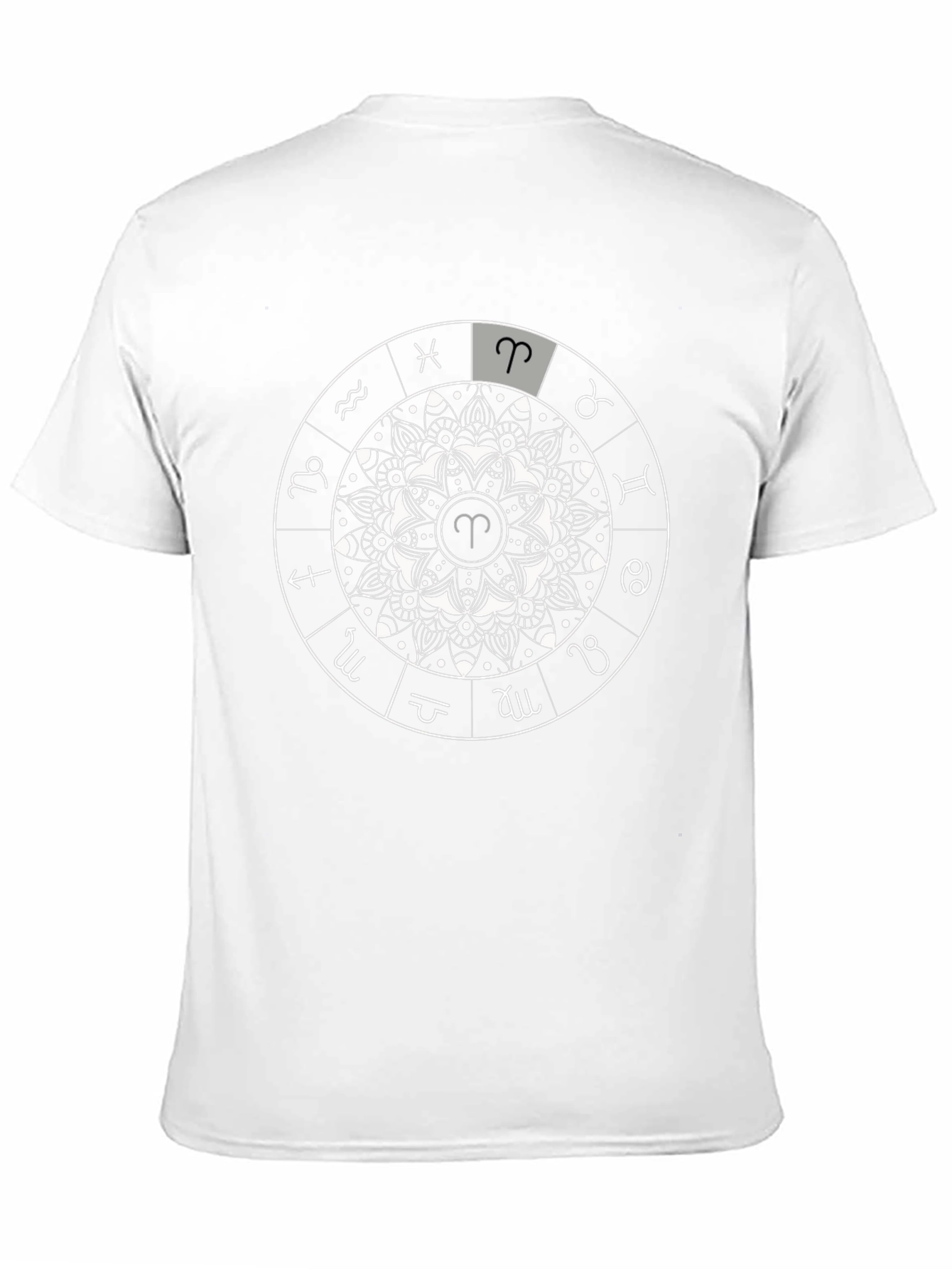 Zodiac Aries Mandala T-Shirt