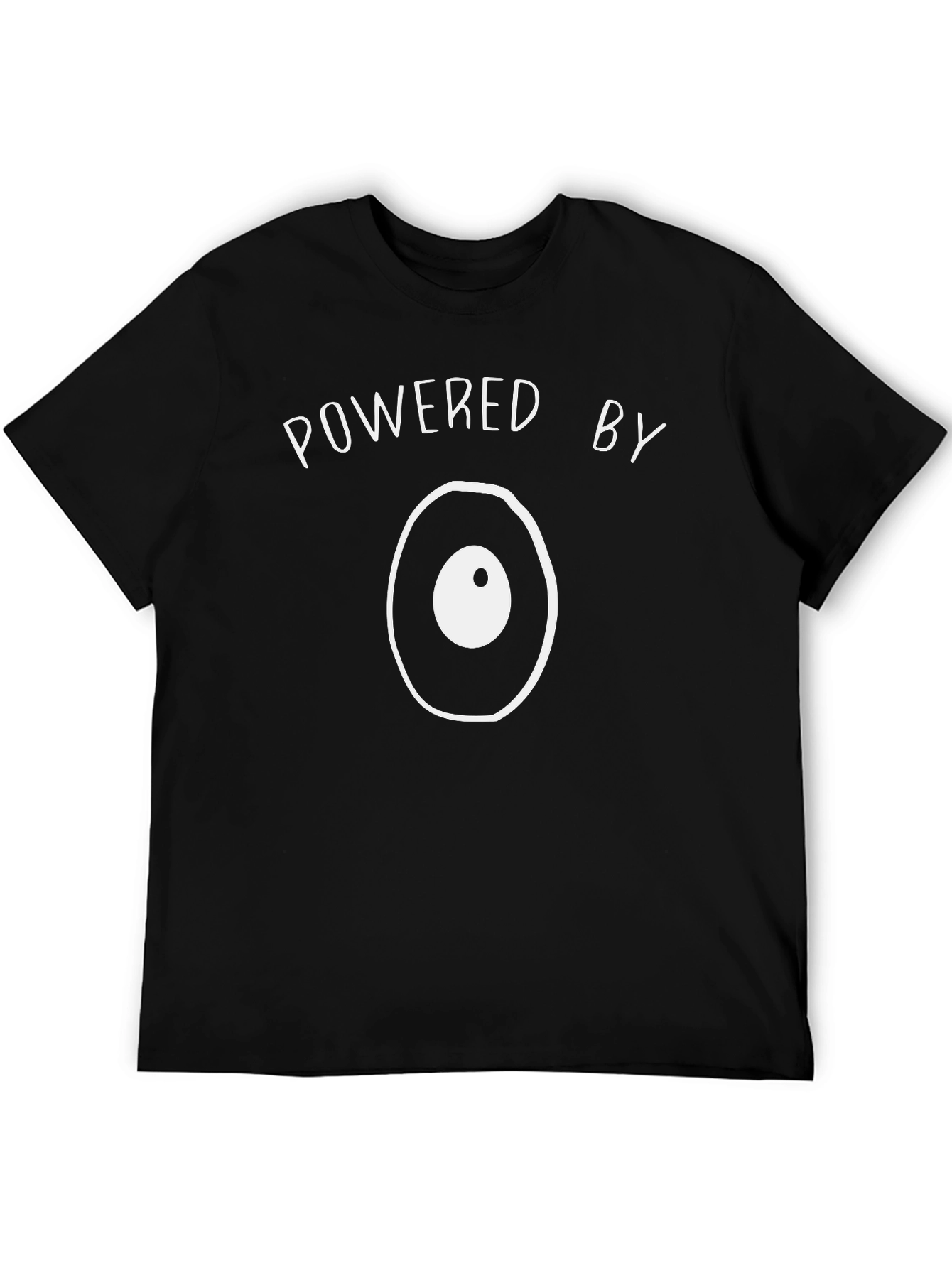 Powered by Egg T-Shirt - Novelty Foodie Tee