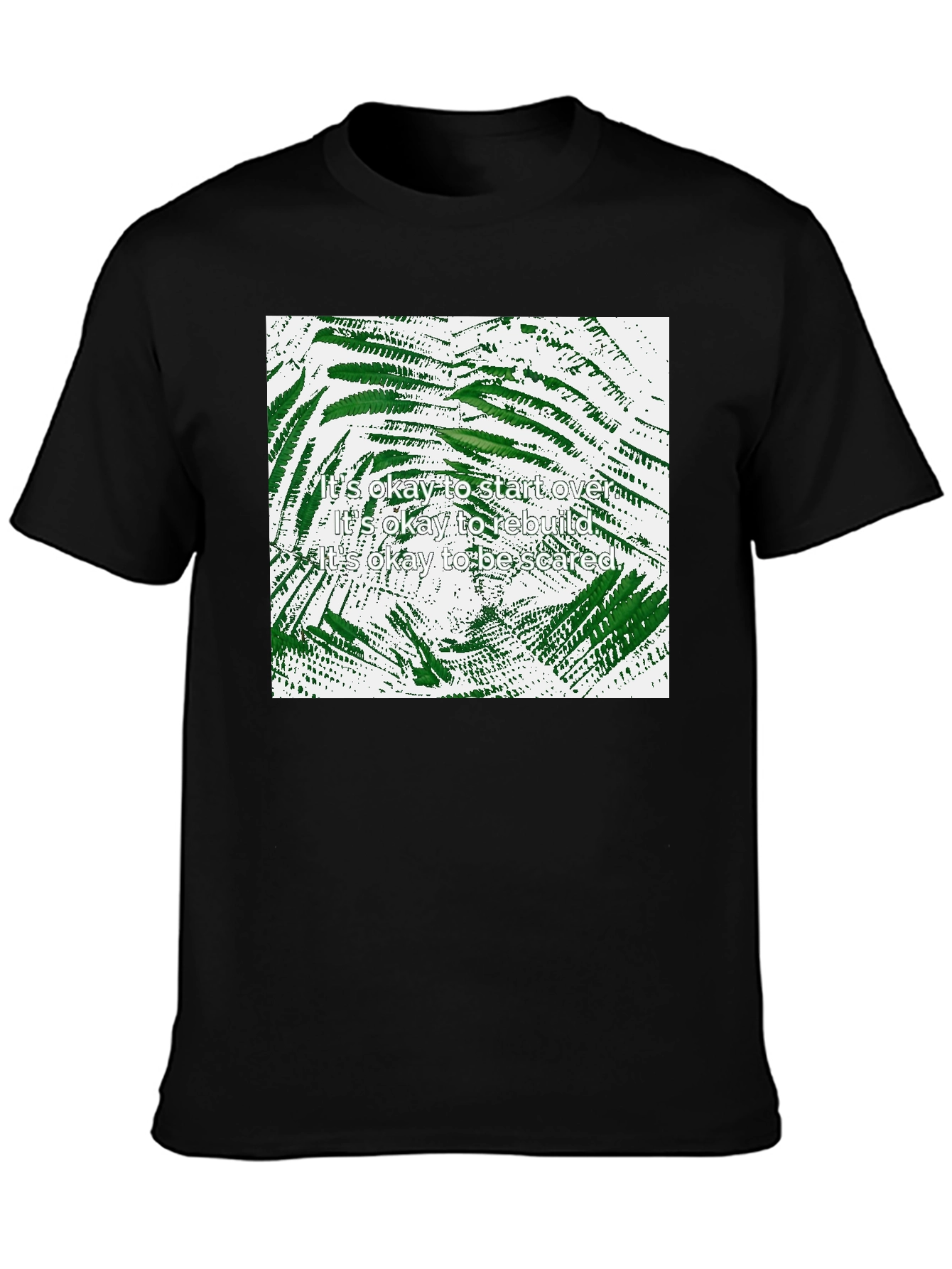 Inspirational Botanical Print T-Shirt