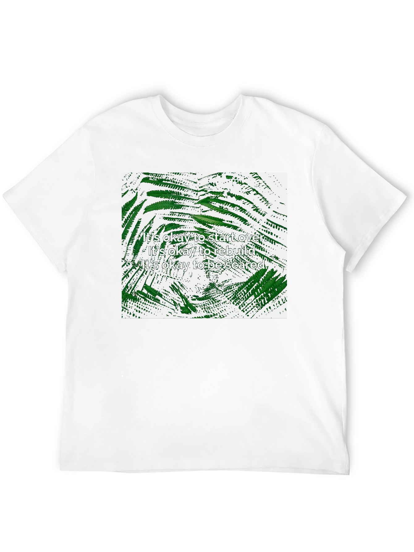 Inspirational Botanical Print T-Shirt