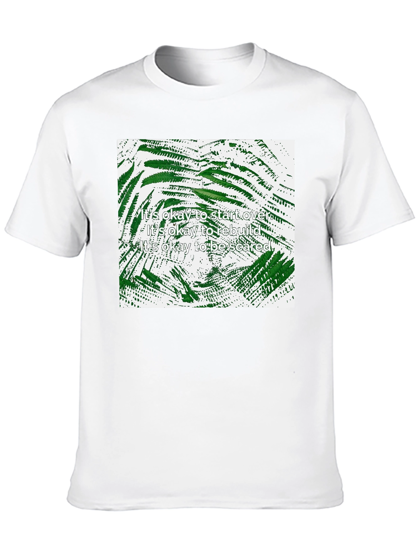 Inspirational Botanical Print T-Shirt