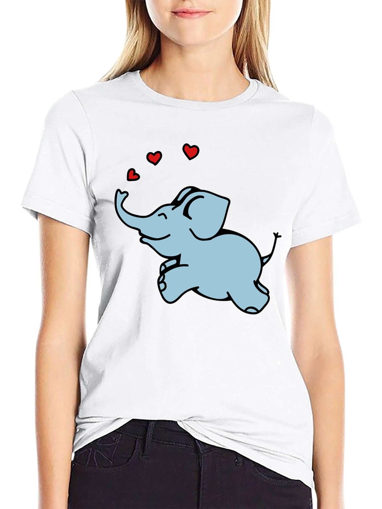 Elephant Love Graphic Tee - Unisex Comfort Fit