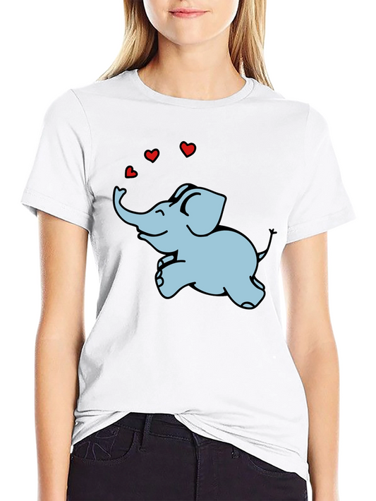 Elephant Love Graphic Tee - Unisex Comfort Fit