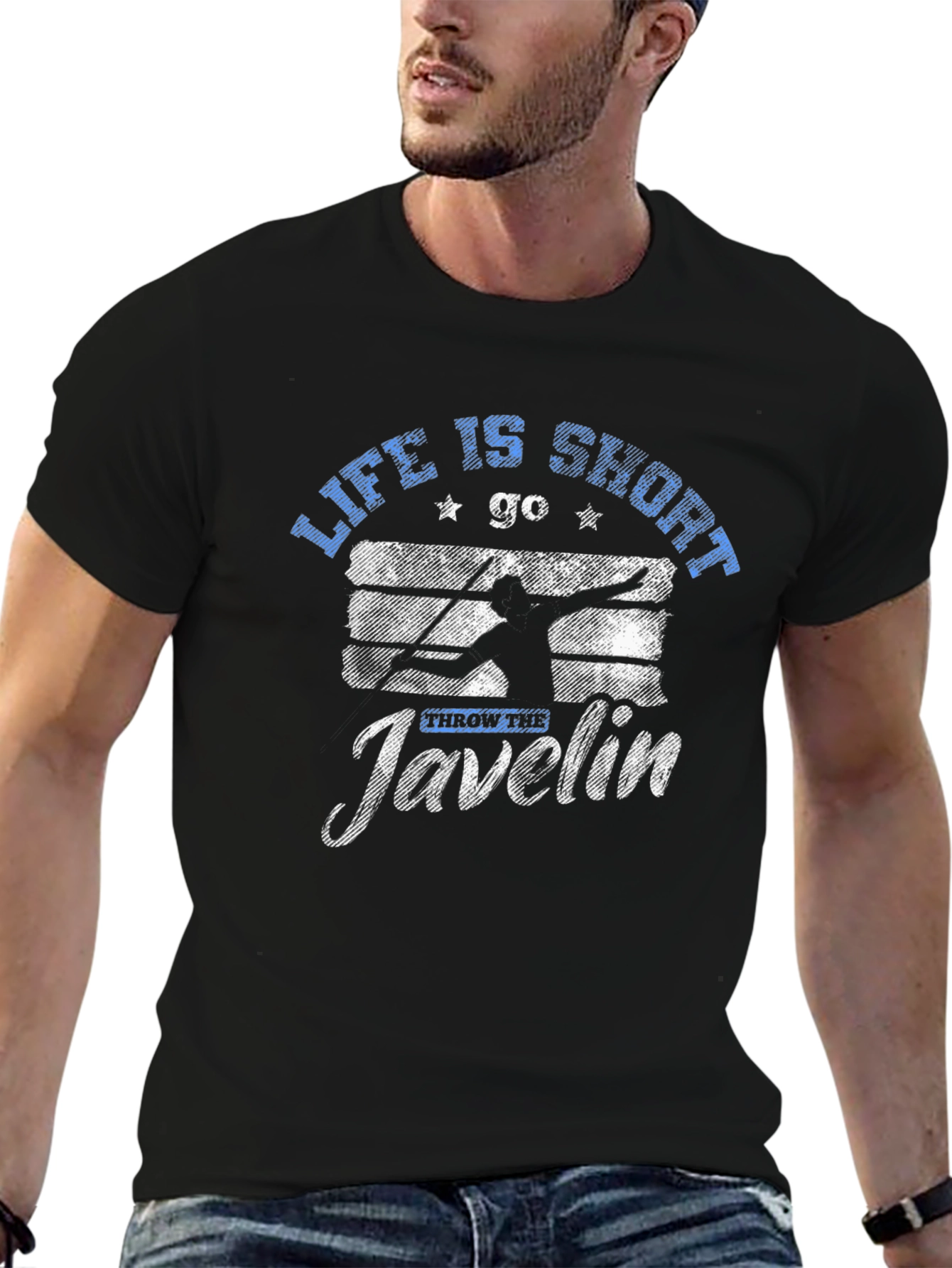 Life is Short Go Throw Javelin T-Shirt
