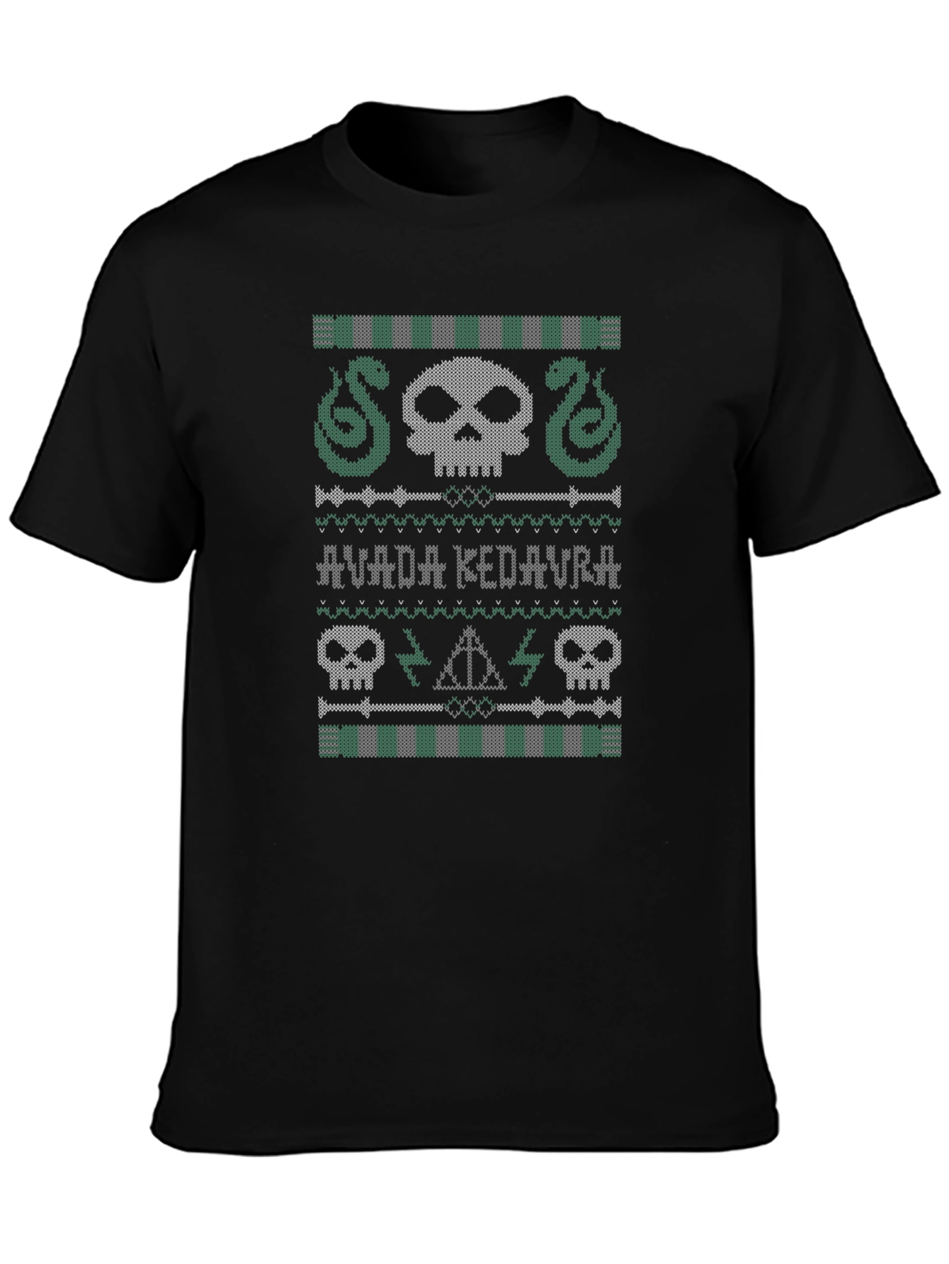 Avada Kedavra Harry Potter Ugly Christmas Sweater T-Shirt