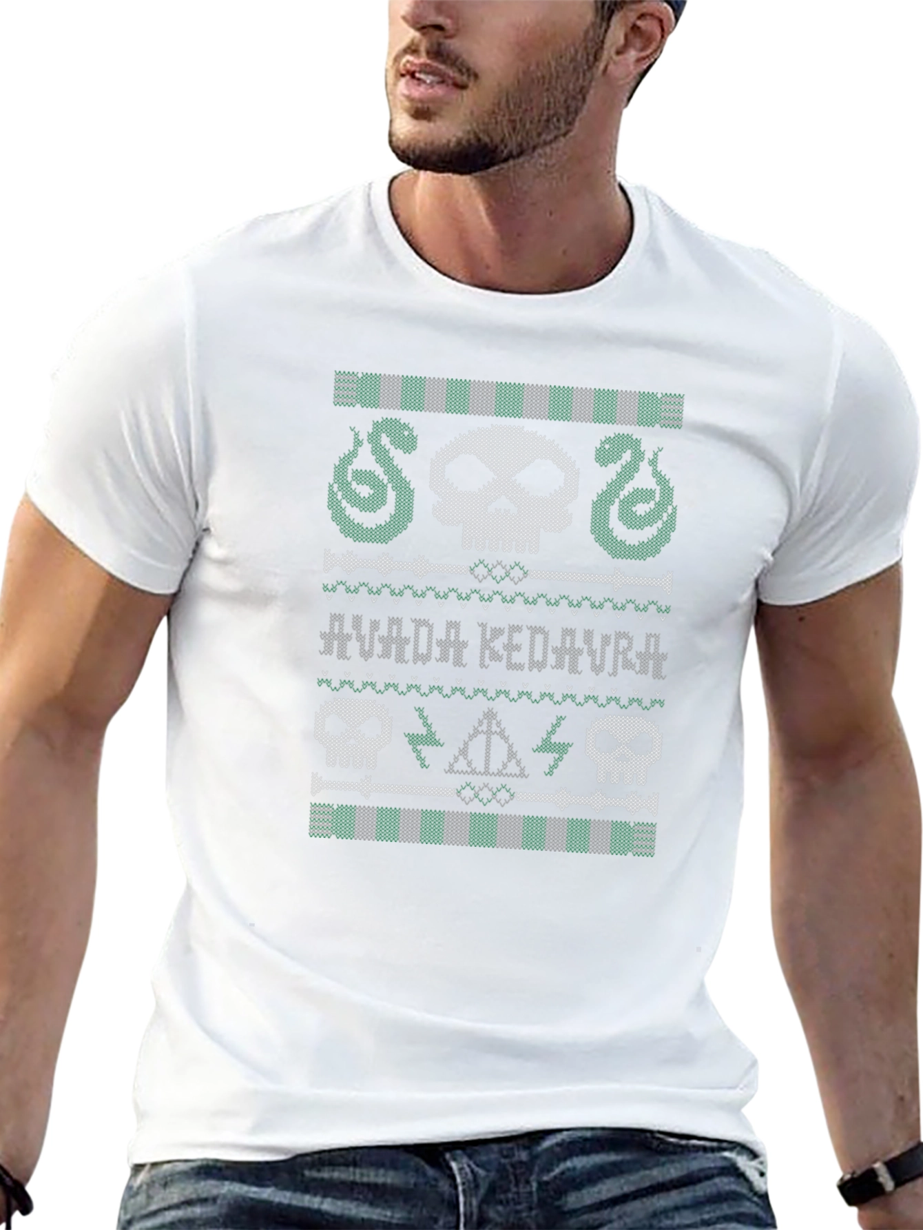 Avada Kedavra Harry Potter Ugly Christmas Sweater T-Shirt