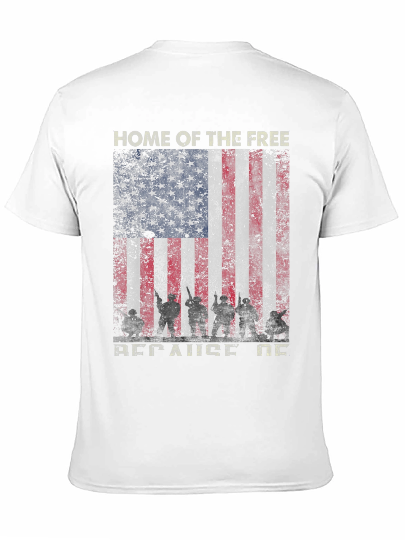 Home Of The Free Patriotic T-Shirt