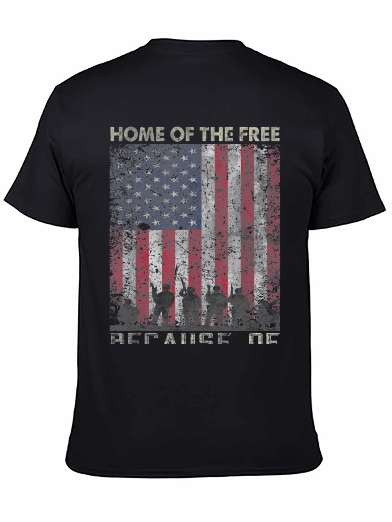 Home Of The Free Patriotic T-Shirt