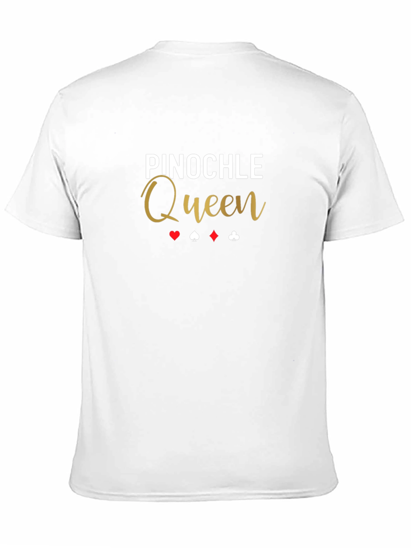 Pinochle Queen Black T-Shirt