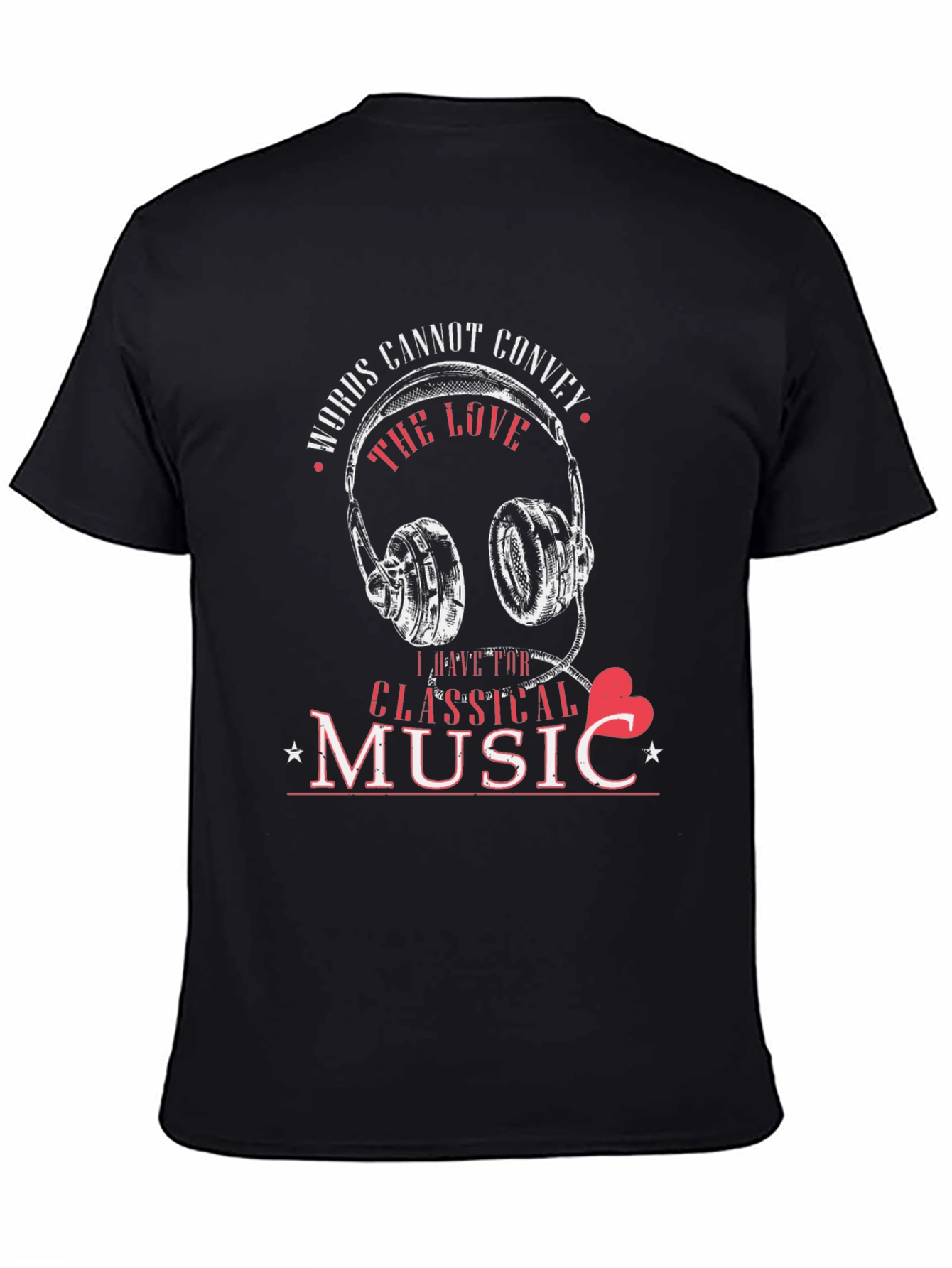 Classical Music Lover Graphic T-Shirt