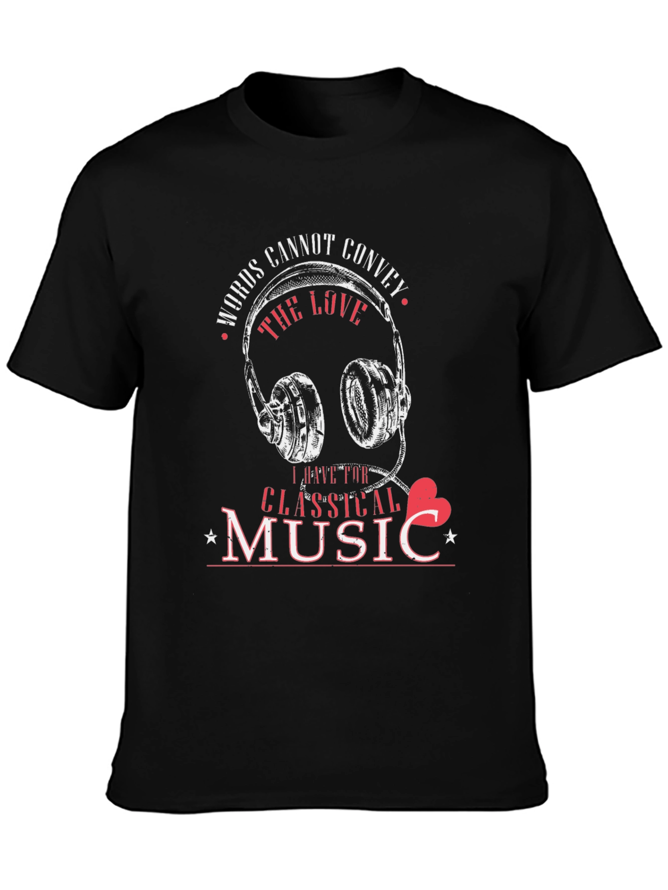 Classical Music Lover Graphic T-Shirt