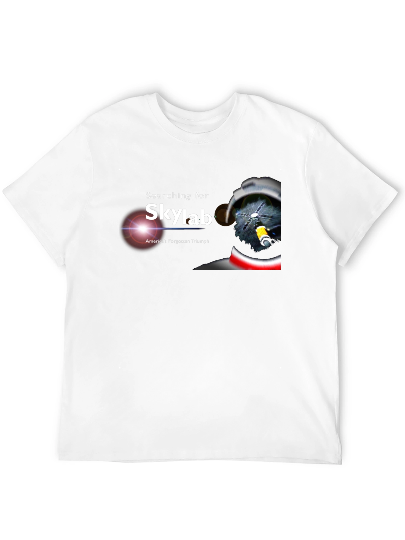 Searching for Skylab Black T-Shirt
