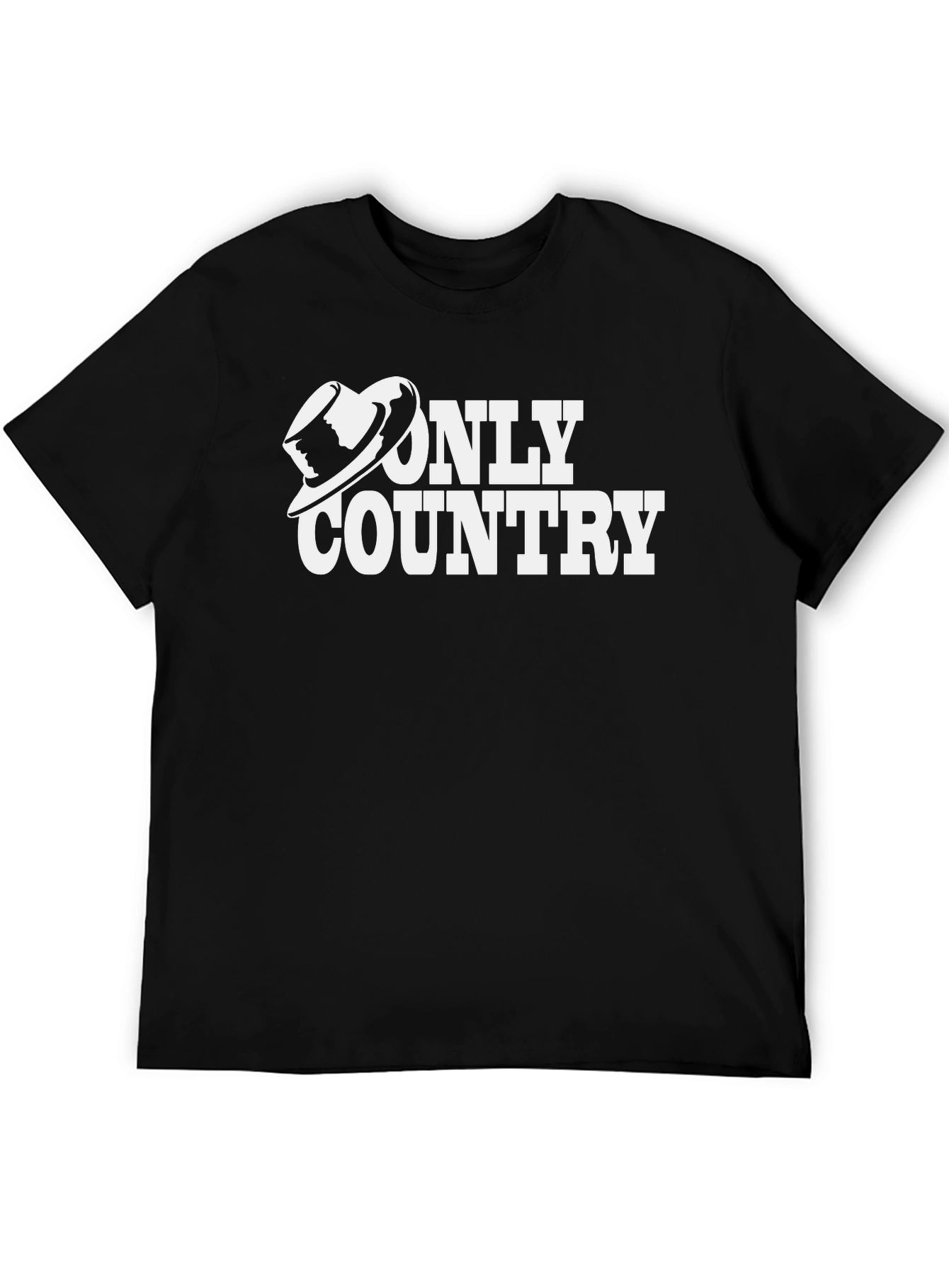 Only Country Music T-Shirt Black
