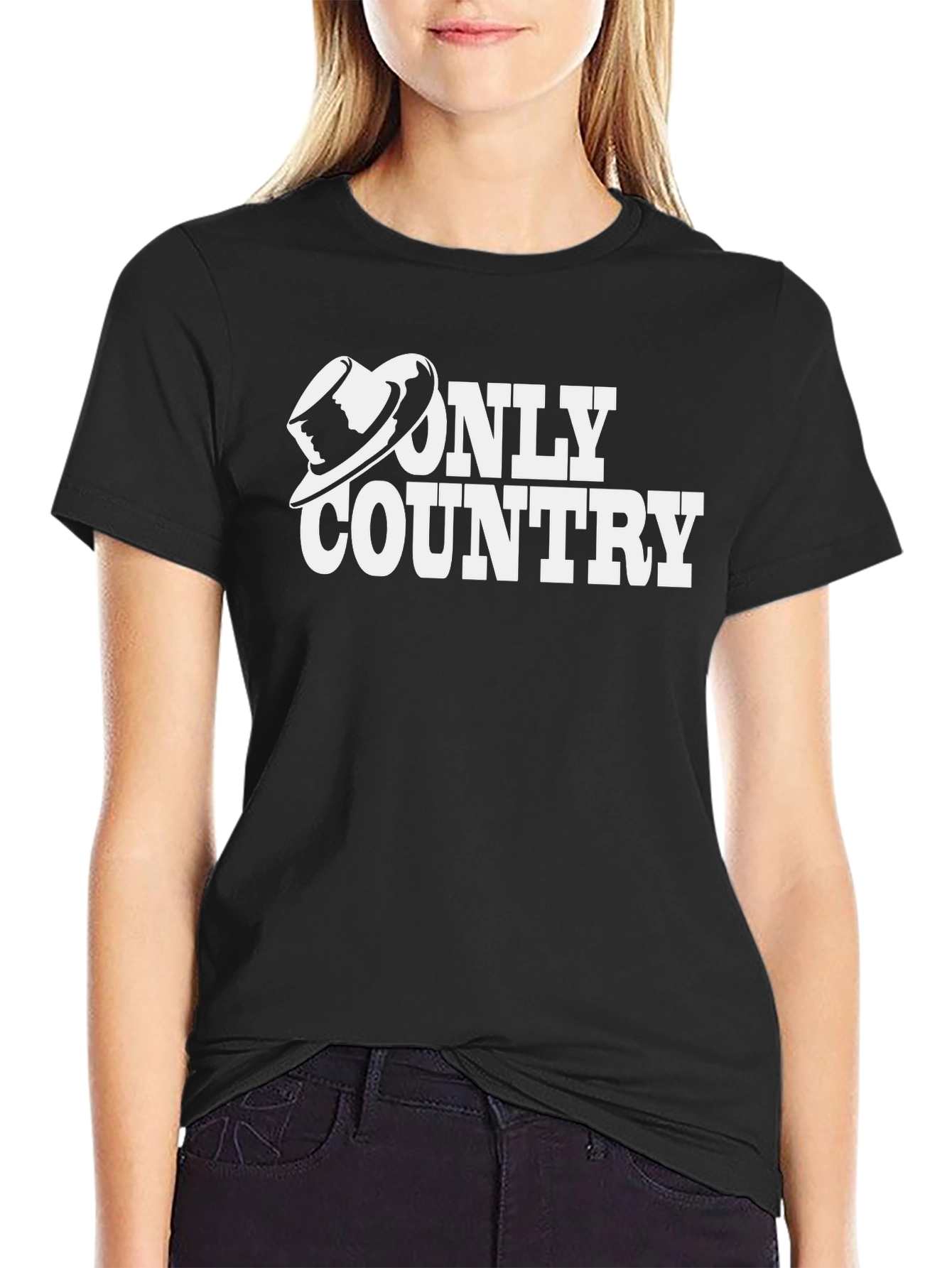 Only Country Music T-Shirt Black
